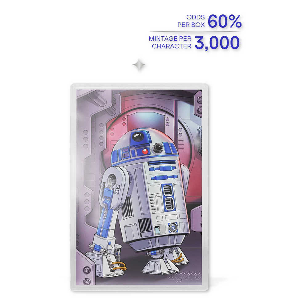 2026 Star Wars R2-D2 Engraved Foil Collectible Blind Box SKU:OPC273