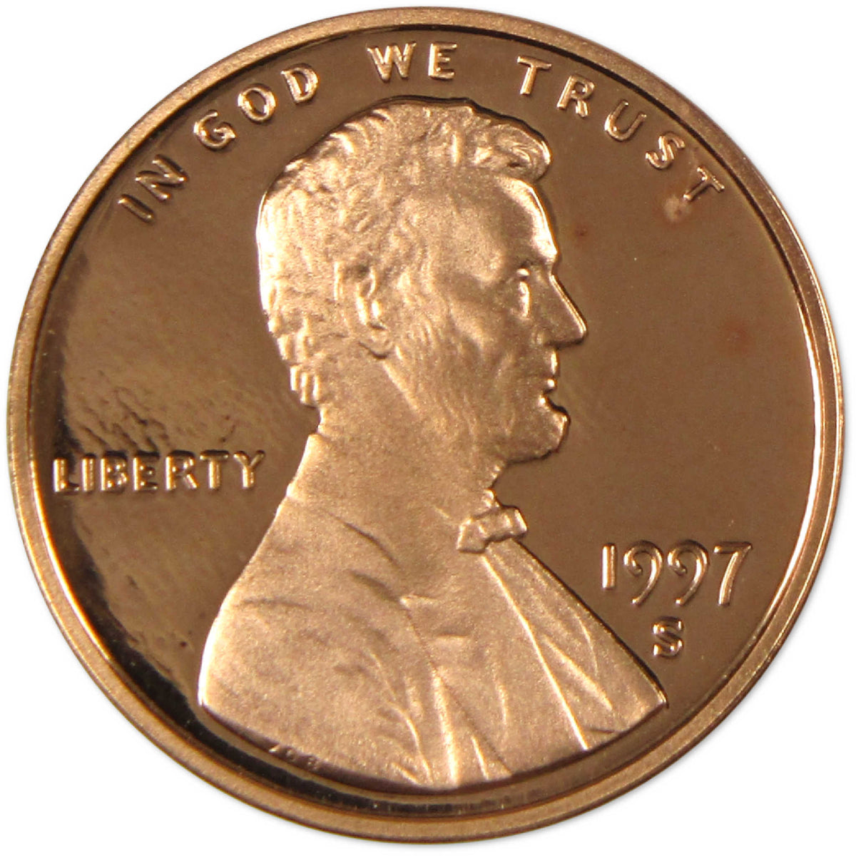 1997 S Lincoln Memorial Cent Proof Penny 1c Coin Collectible
