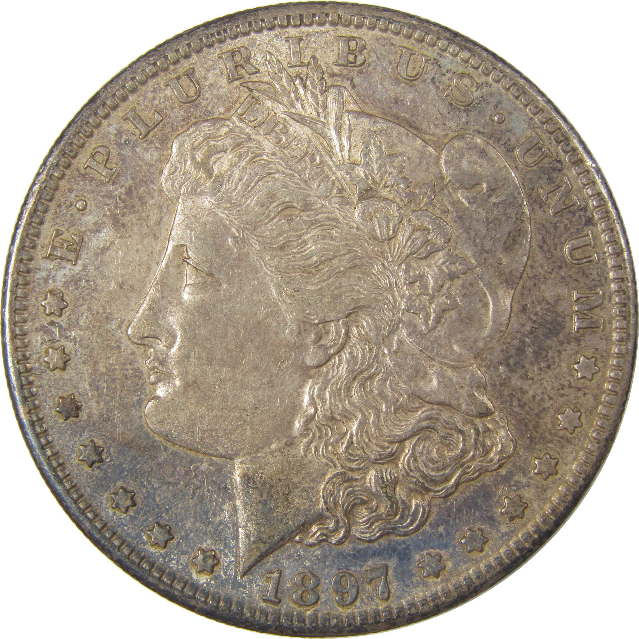 1897 S Morgan Dollar AU About Uncirculated Silver $1 Coin SKU:I17929 - Morgan coin - Morgan silver dollar - Morgan silver dollar for sale - Profile Coins &amp; Collectibles