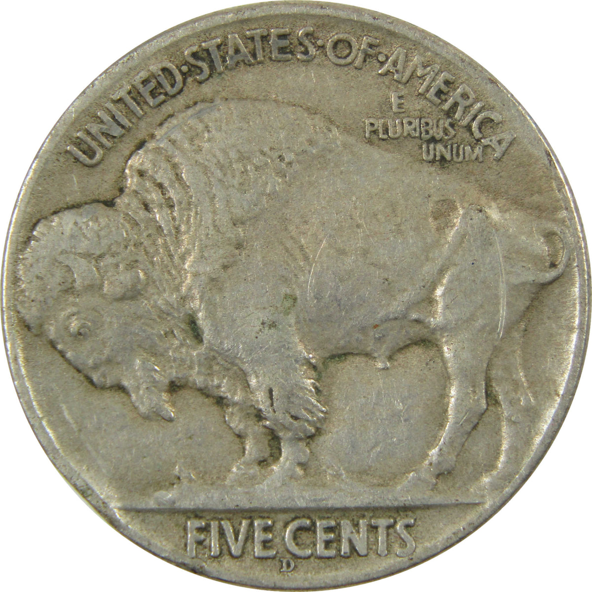 1914 D Buffalo Nickel VF/XF Very Fine / Extremely Fine 5c Coin SKU:CP1758