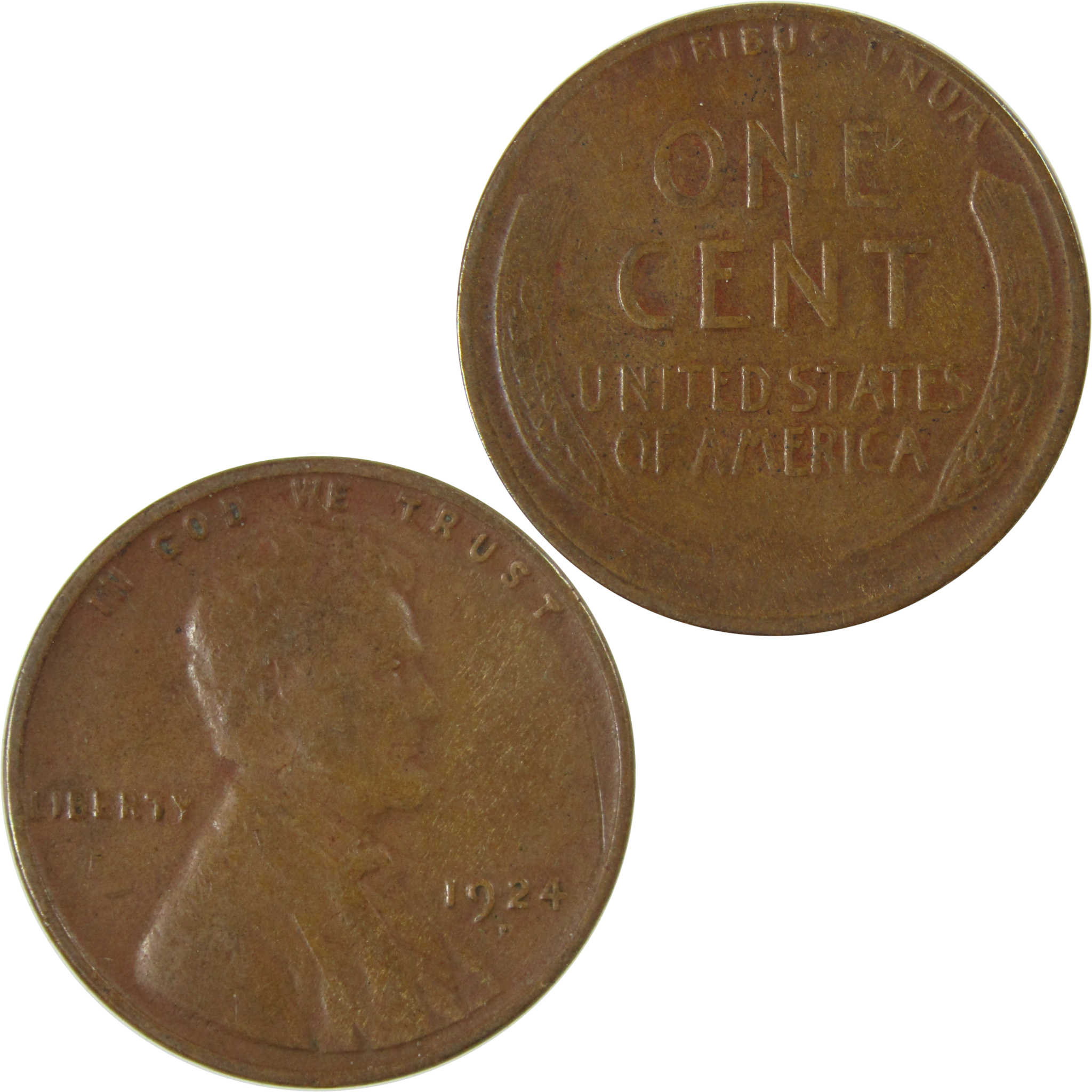 1924 D Lincoln Wheat Cent VG Very Good Penny 1c Coin SKU:I26306