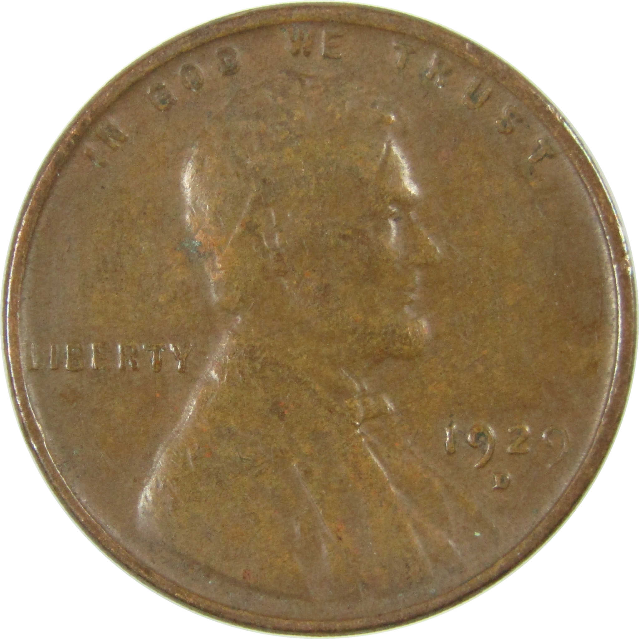 1929 D Lincoln Wheat Cent VF Very Fine Penny 1c Coin SKU:I27275