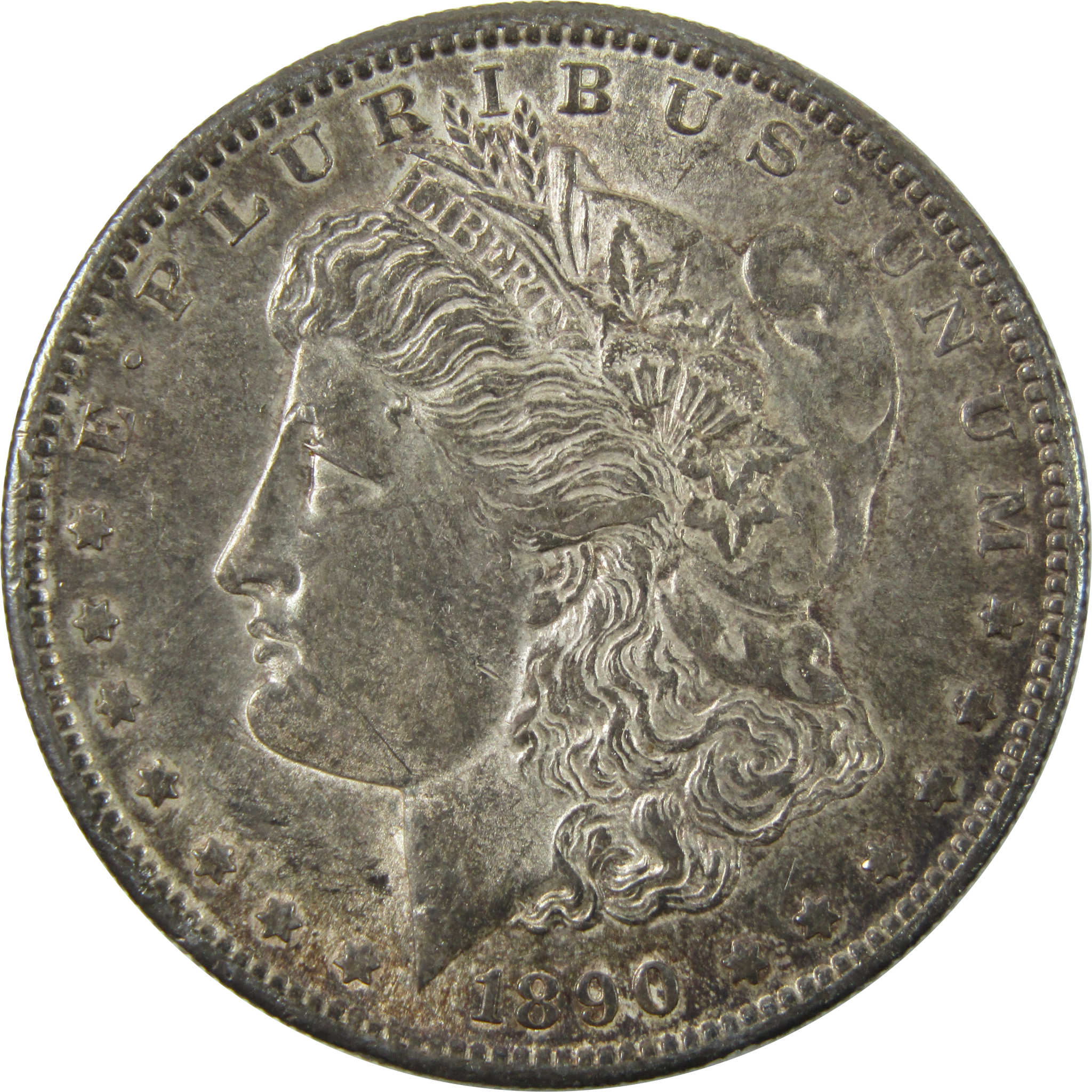 1890 S Morgan Dollar AU About Uncirculated Silver $1 Coin SKU:I14214 - Morgan coin - Morgan silver dollar - Morgan silver dollar for sale - Profile Coins &amp; Collectibles