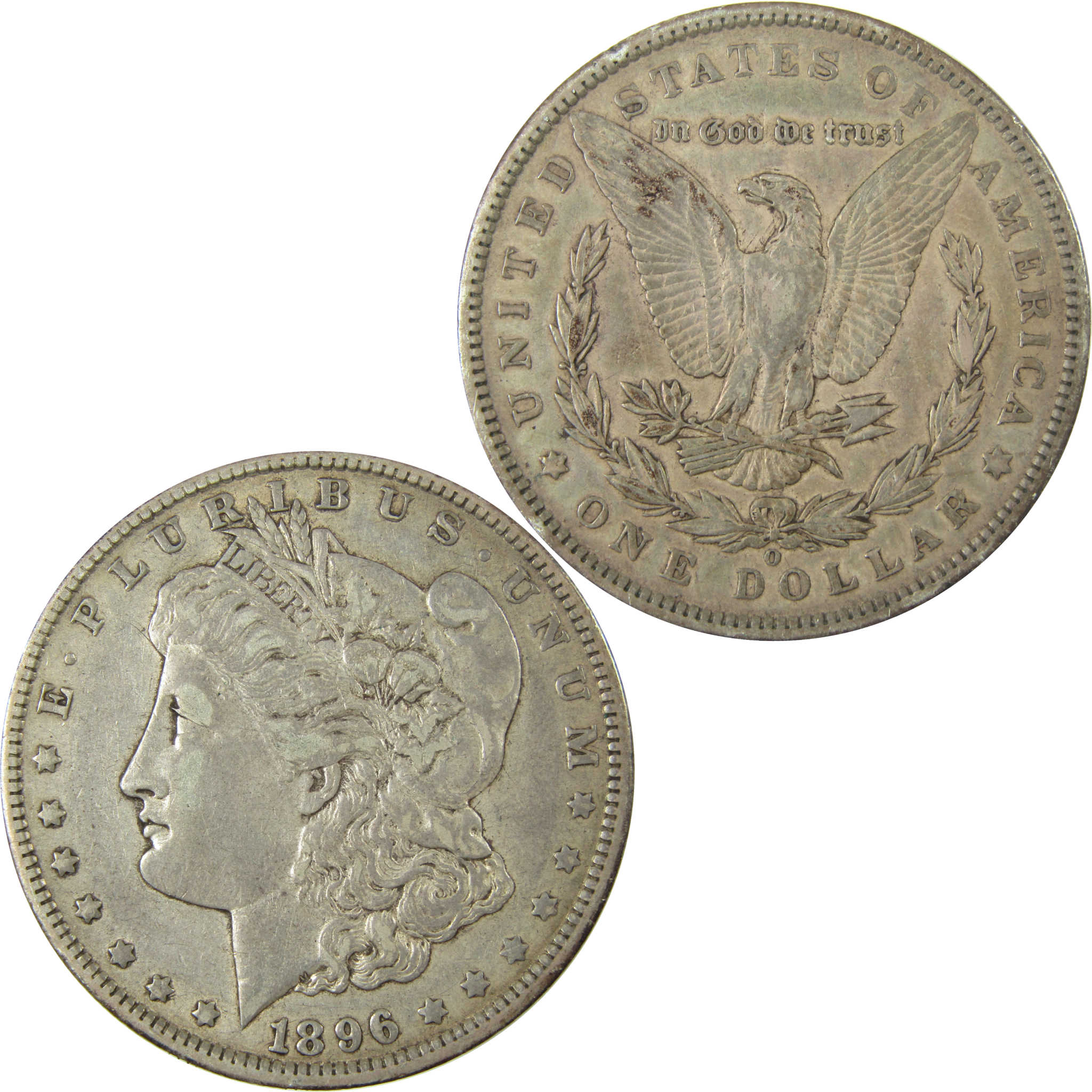 1896 O Morgan Silver Dollar VF Very Fine $1 Coin SKU:CP1632