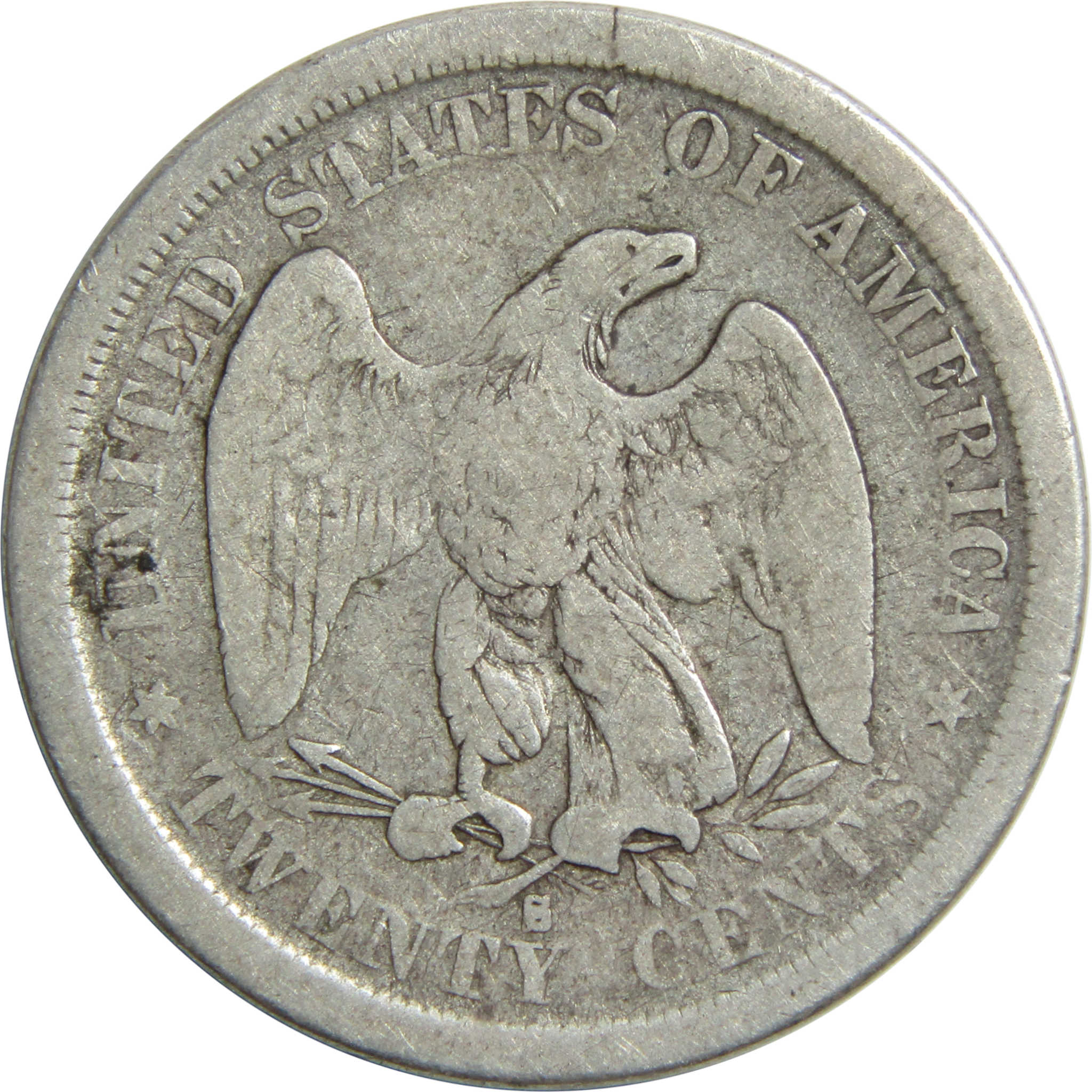 1875 S Seated Liberty Twenty Cent Piece G Good Silver 20c SKU:I13230