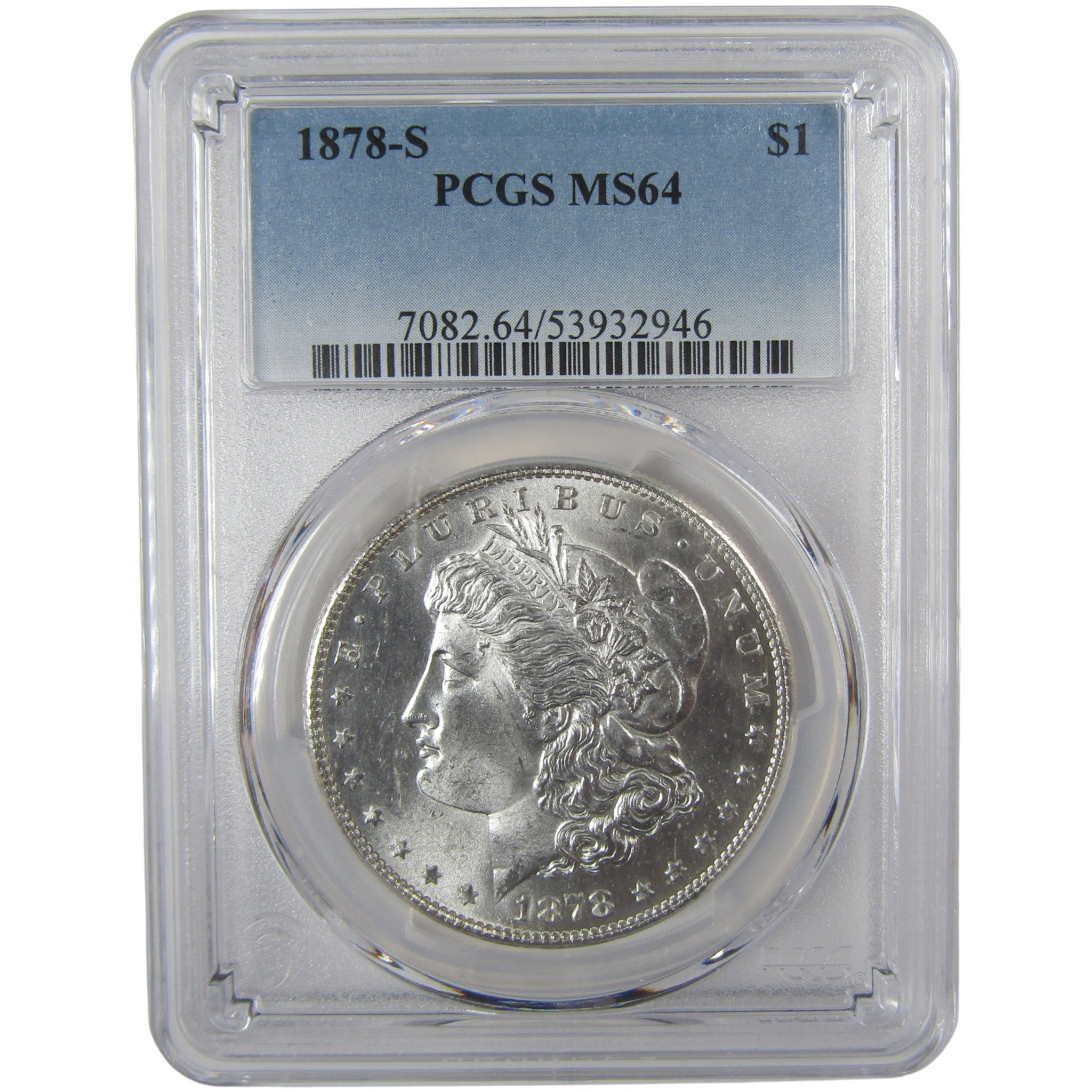 1878 S Morgan Dollar MS 64 PCGS Silver Uncirculated $1 Coin SKU:I23251 - Morgan coin - Morgan silver dollar - Morgan silver dollar for sale - Profile Coins &amp; Collectibles