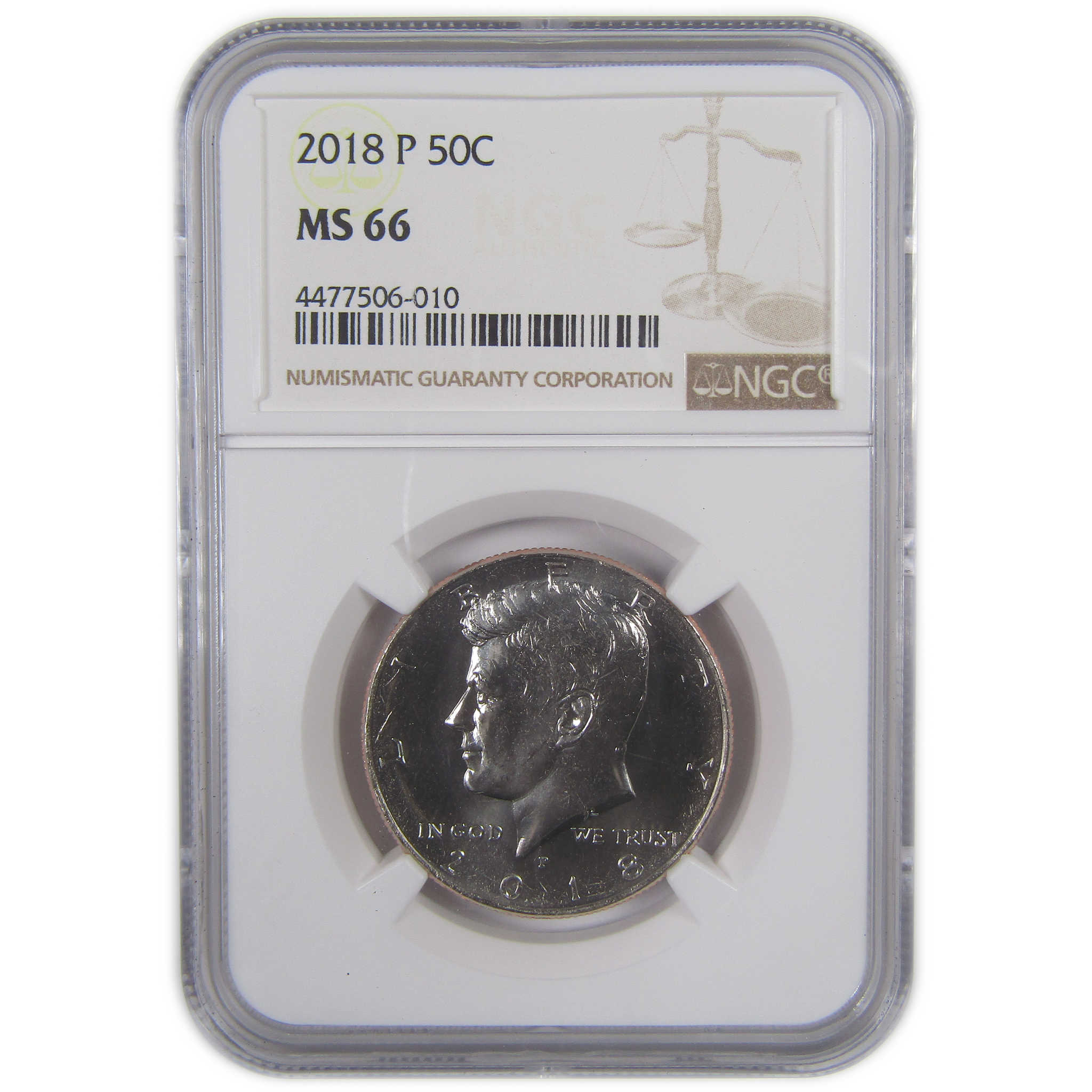 2018 P Kennedy Half Dollar MS 66 NGC Clad Uncirculated 50c SKU:CPC9762