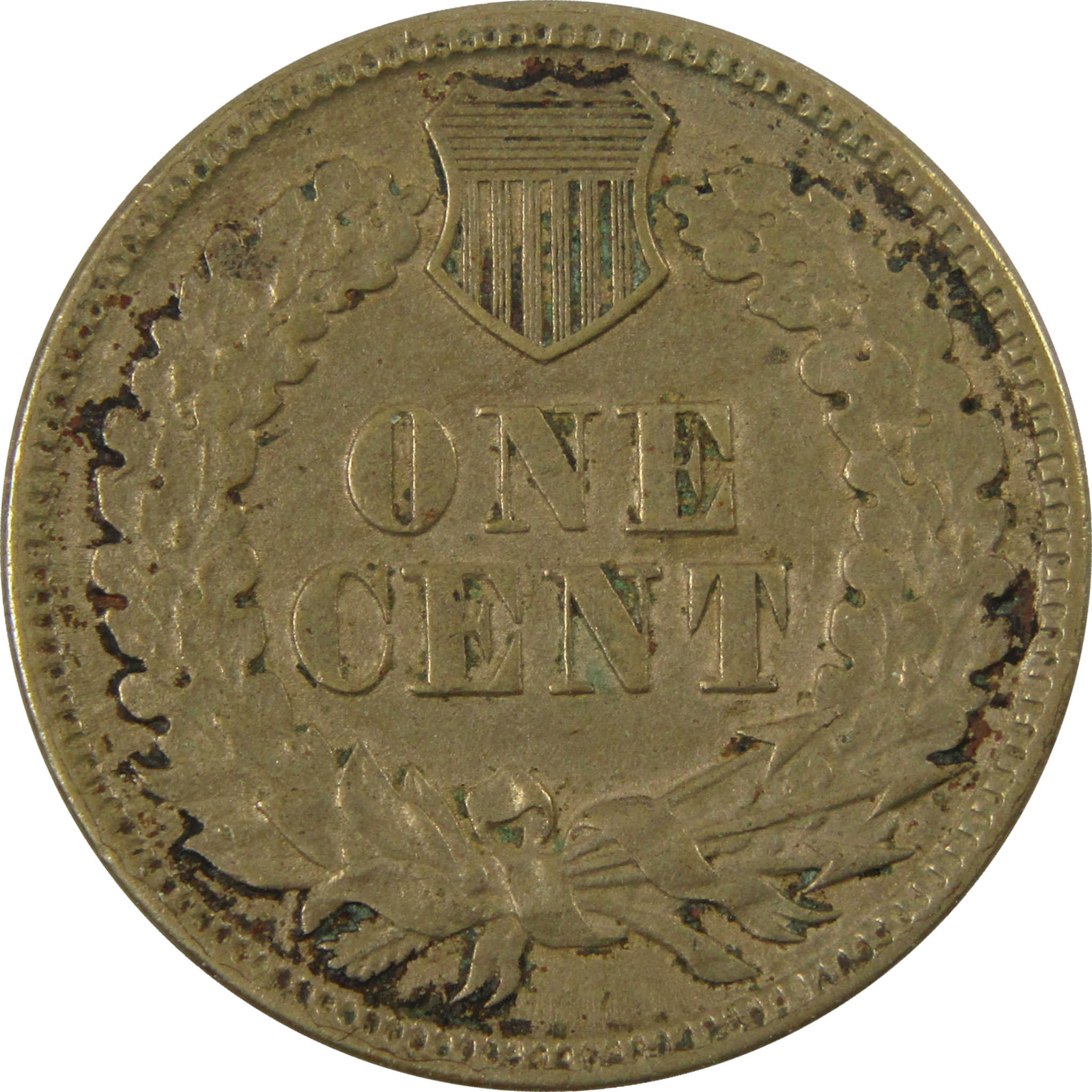 1860 Pointed Bust Indian Head Cent VF Very Fine Details SKU:I28341