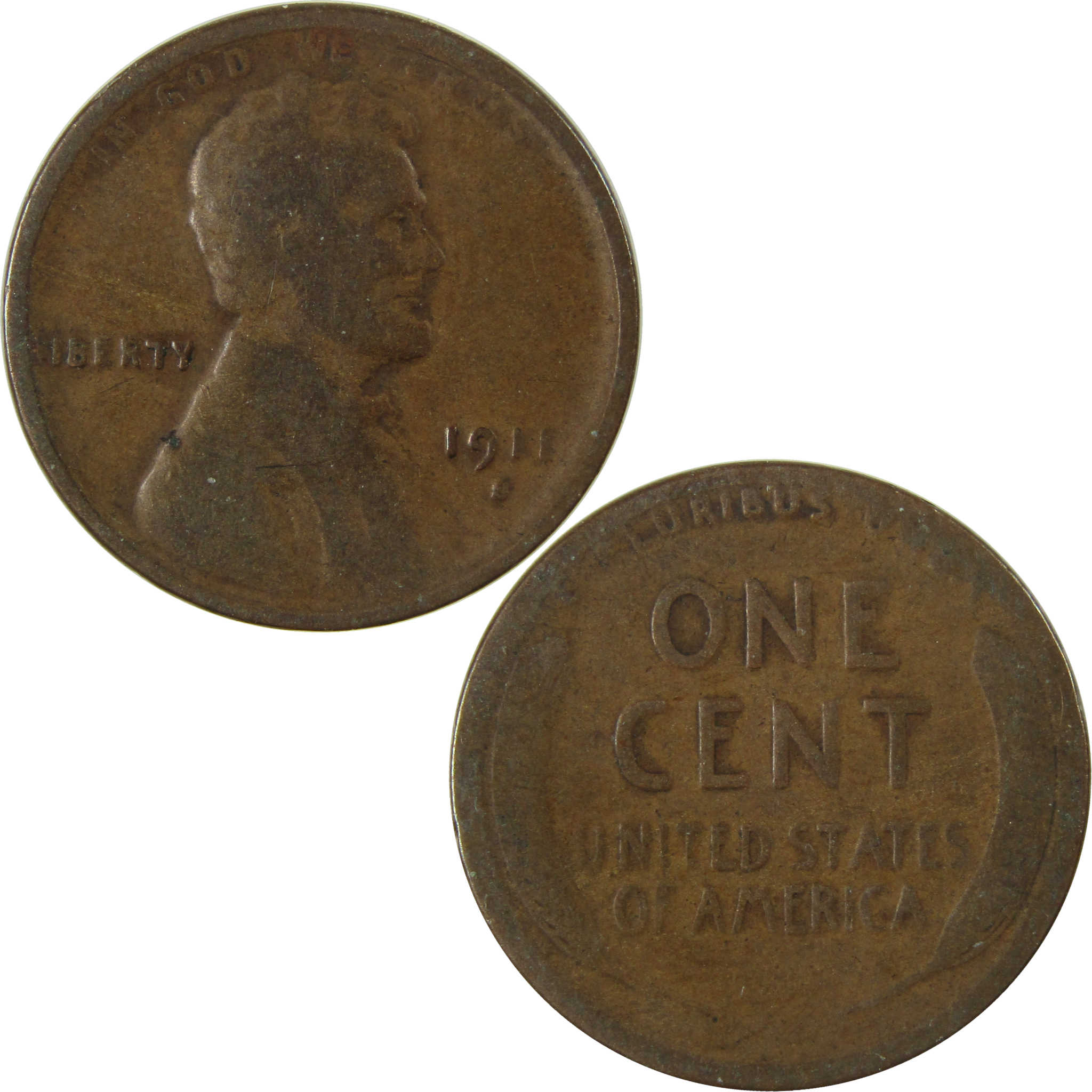 1911 S Lincoln Wheat Cent G Good Penny 1c Coin SKU:I27666