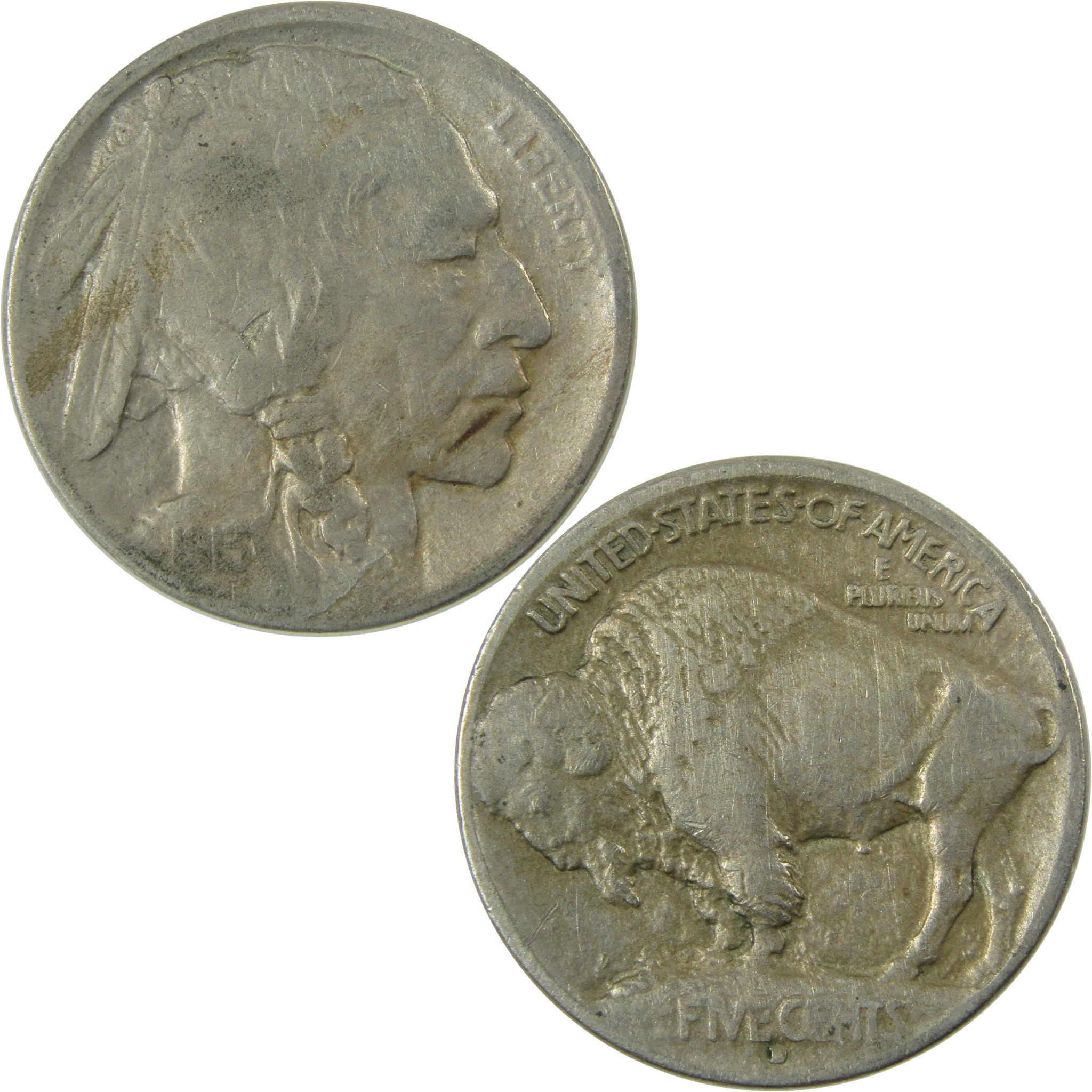 1913 D Type 1 Buffalo Nickel VF Very Fine Details SKU:I28121