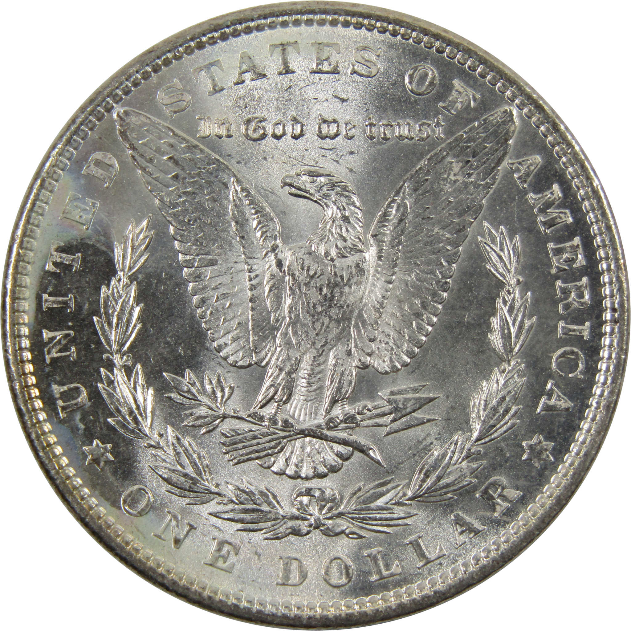 1886 Morgan Dollar BU Choice Uncirculated Silver $1 Toned SKU:I9633