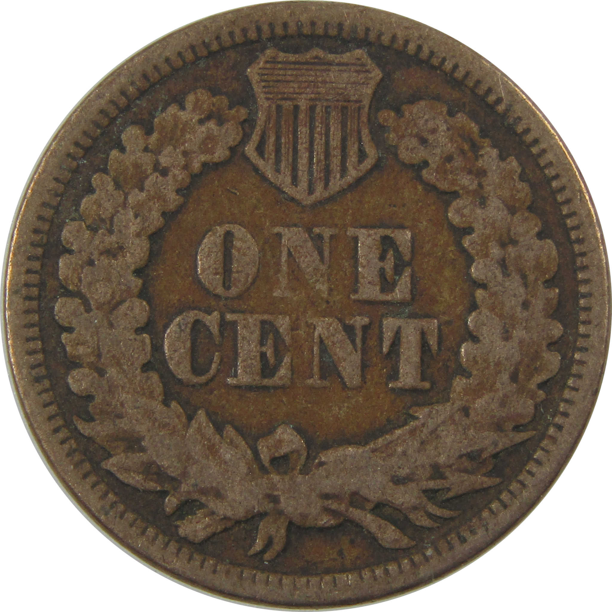 1863 Indian Head Cent G Good Penny 1c Coin Collectible SKU:I24297