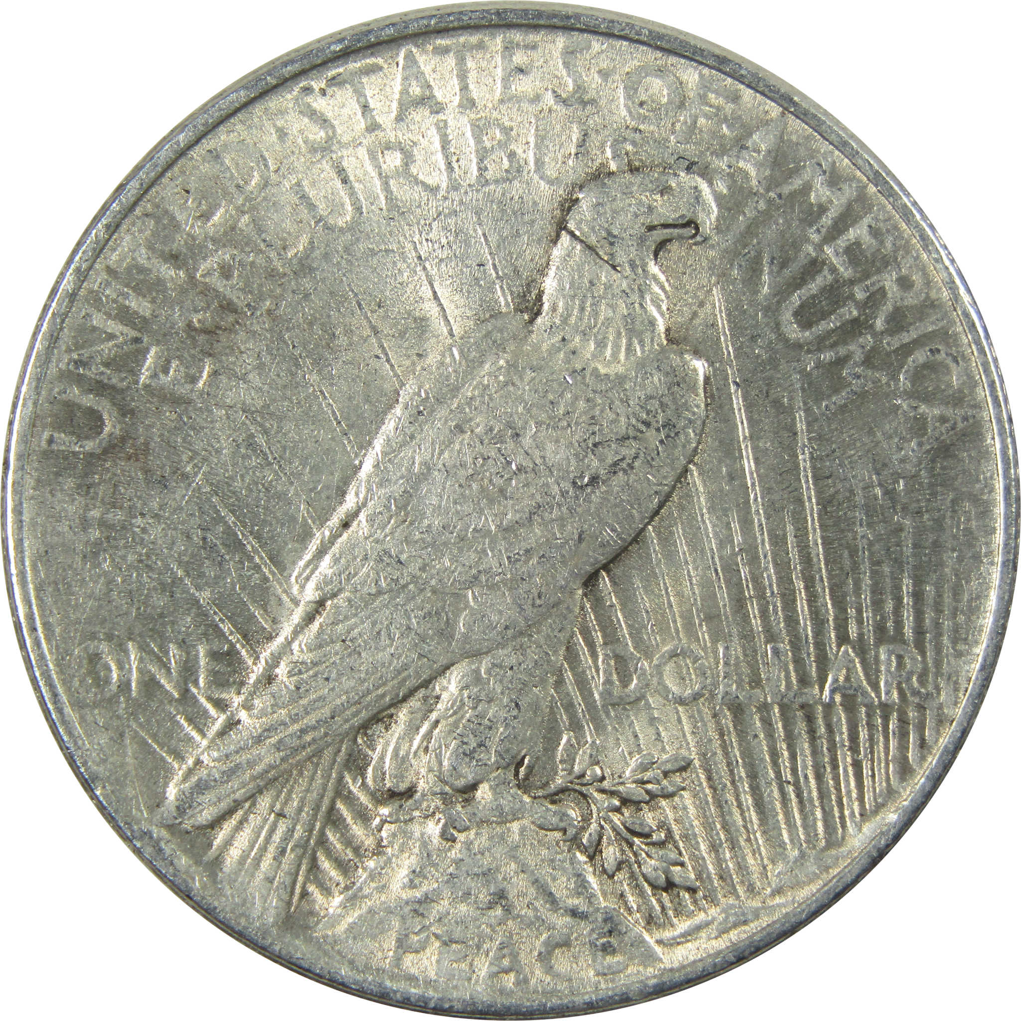 1924 Peace Dollar AU About Uncirculated Silver $1 Coin SKU:I15101