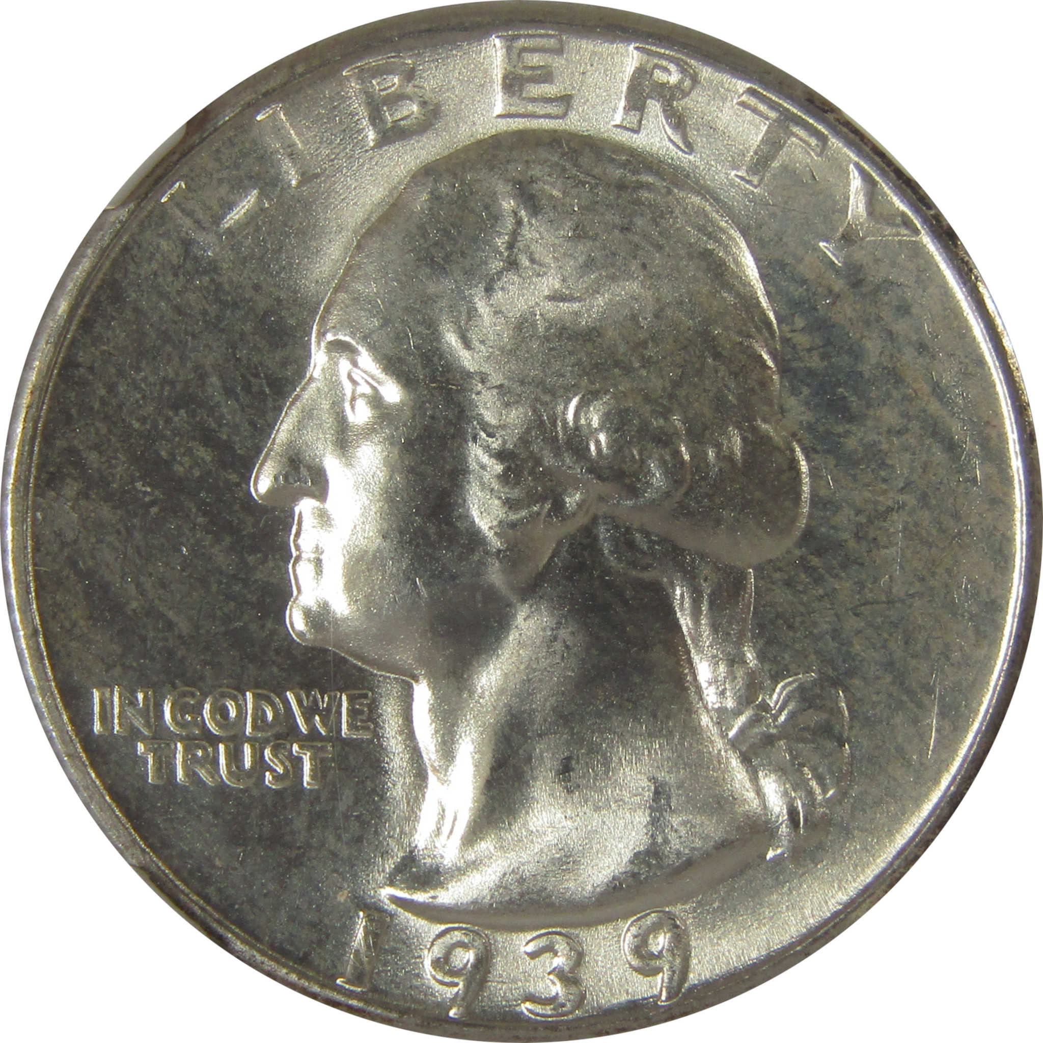 1939 S Washington Quarter MS 65 NGC Original Bag Fragment SKU:I22593