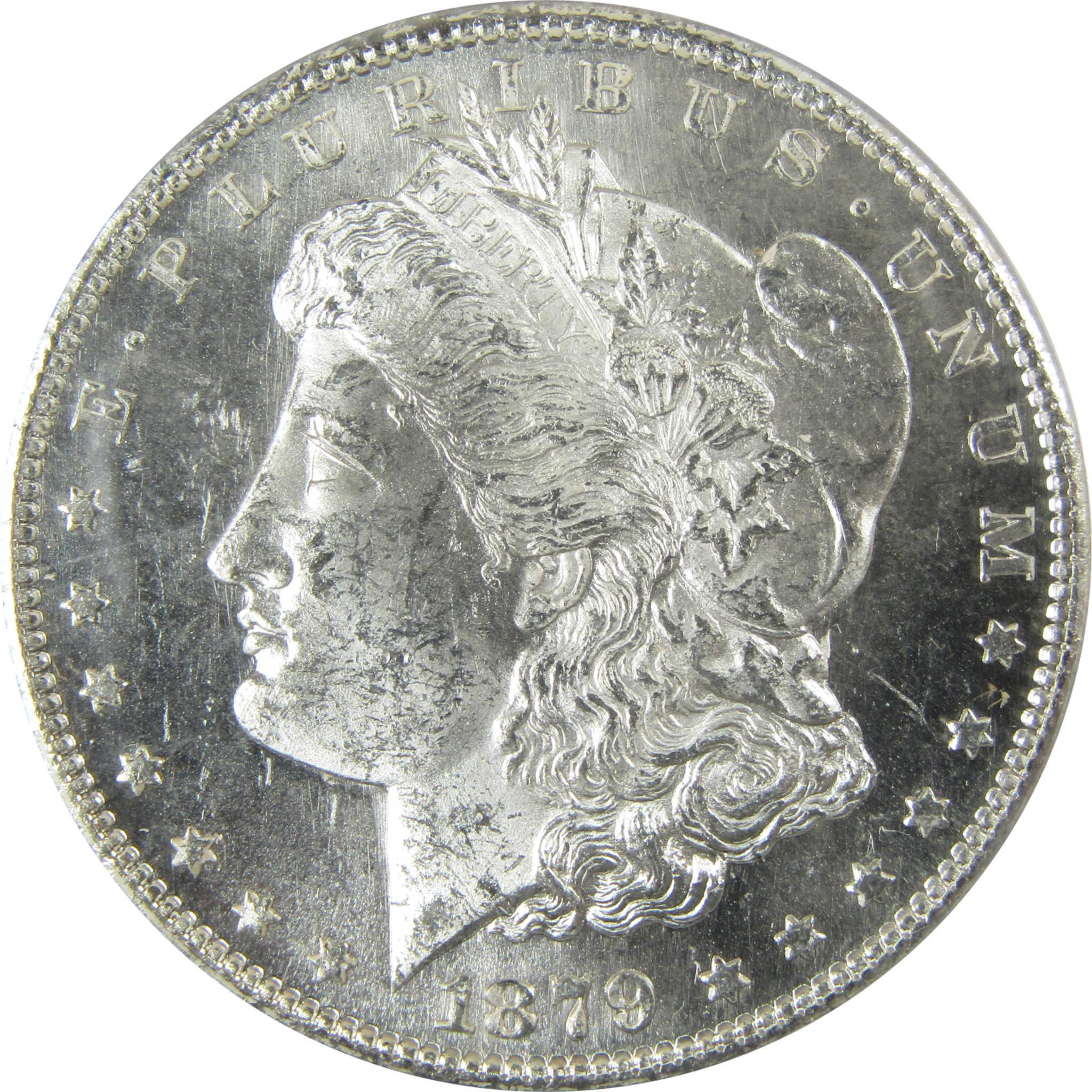 1879 S Rev 79 Morgan Silver Dollar MS 62 ANACS Uncirculated SKU:CP607 - Morgan coin - Morgan silver dollar - Morgan silver dollar for sale - Profile Coins &amp; Collectibles