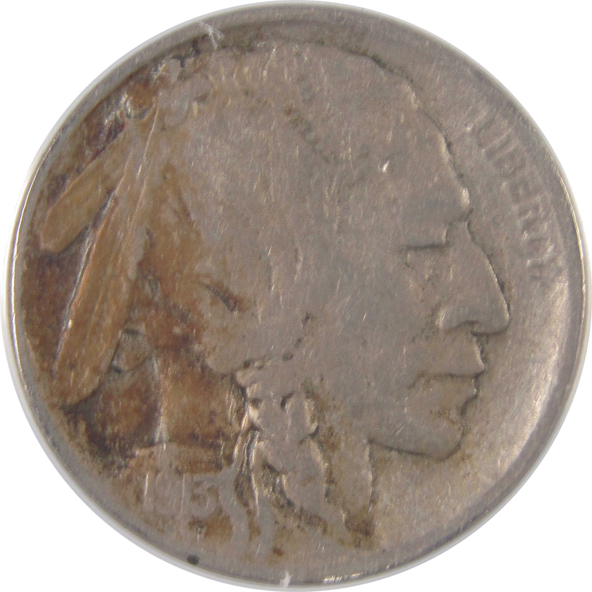 1913 D Type 2 Indian Head Buffalo Nickel VF 25 ANACS 5c SKU:I17467