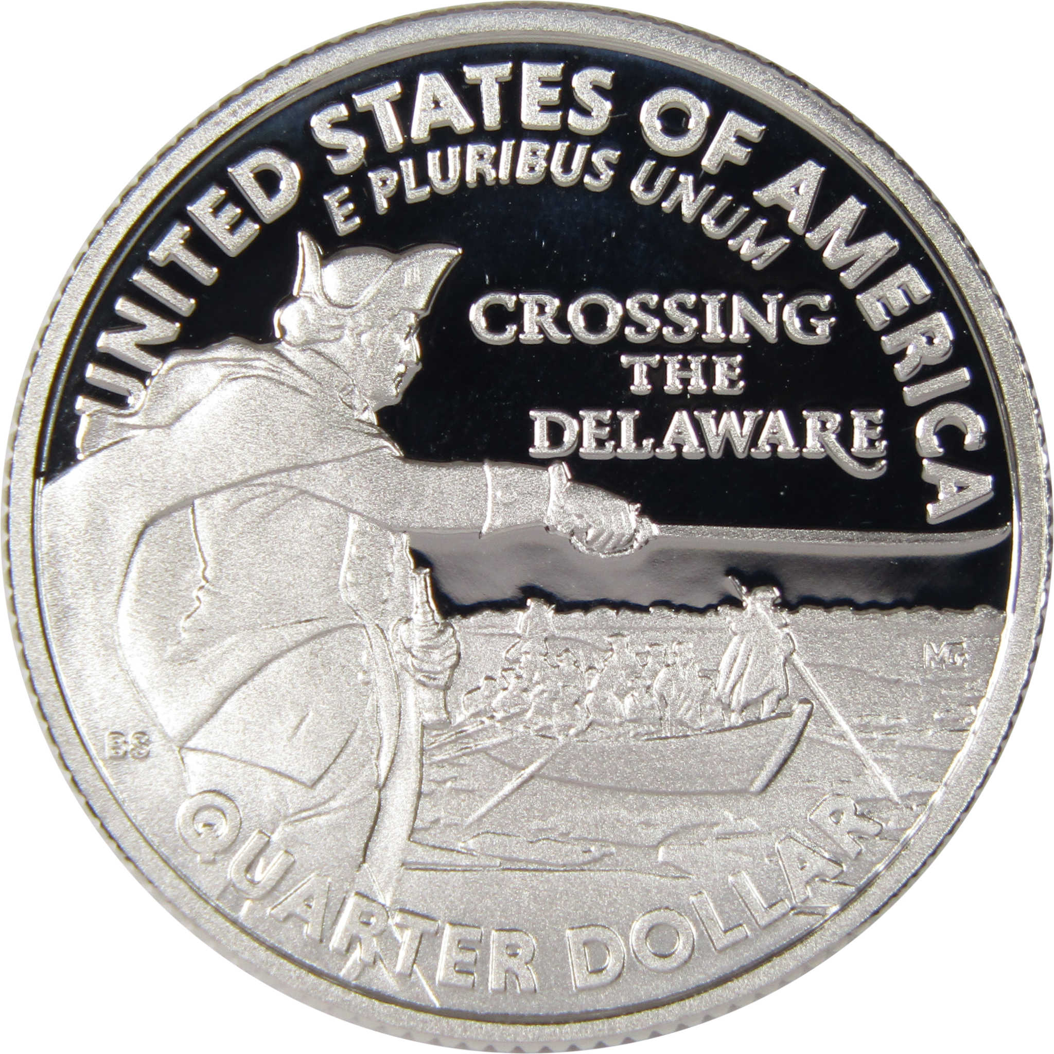2021 S Washington Crossing The Delaware Quarter 999 Silver 25c Proof