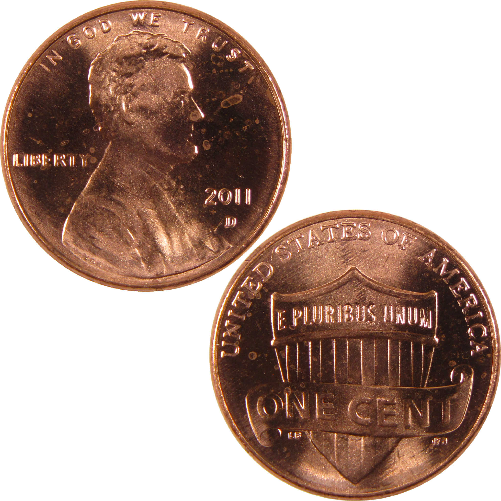 2011 D Lincoln Shield Cent BU Uncirculated Penny 1c Coin