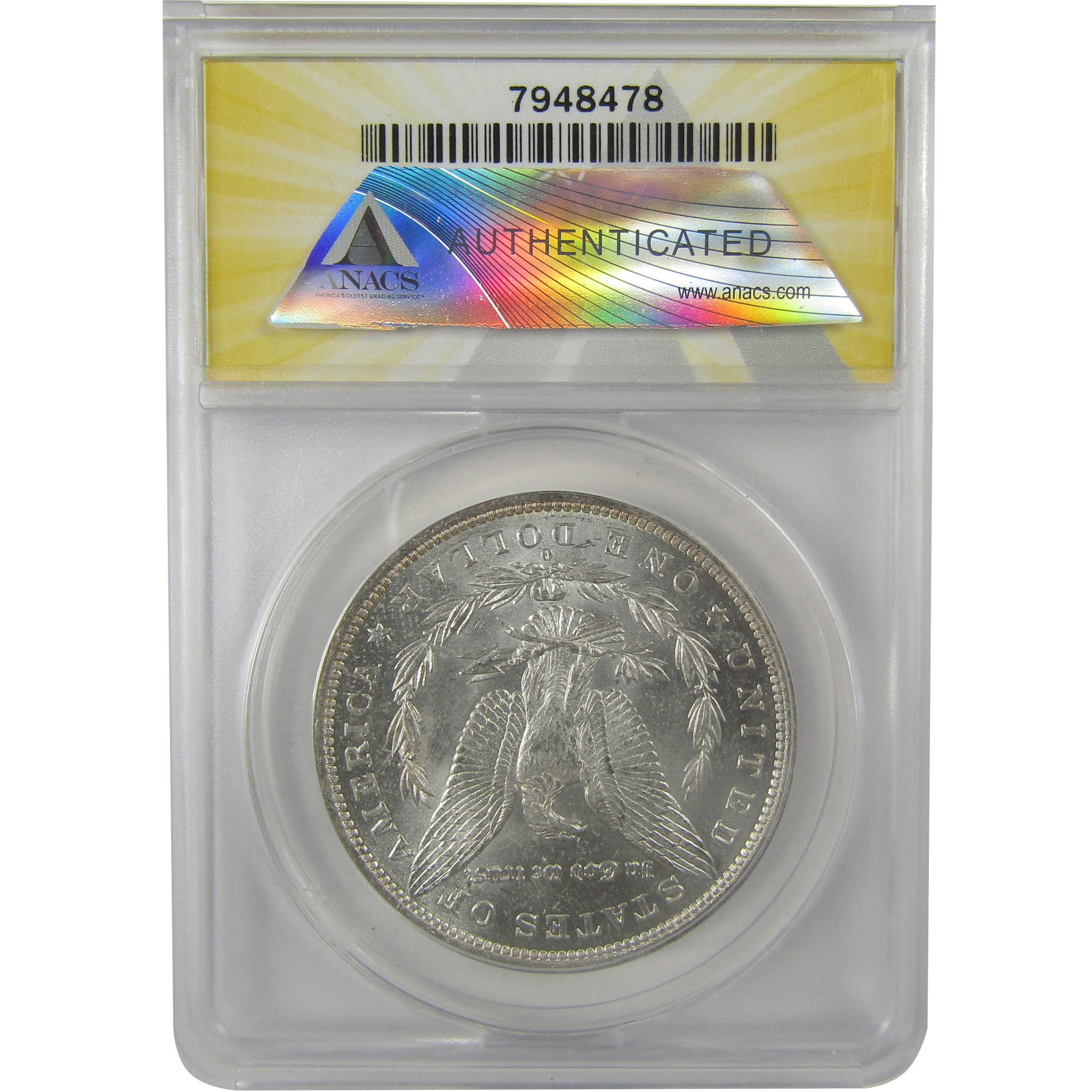 1882 O/S VAM-4 Recessed Top 100 Morgan Dollar MS 62 ANACS SKU:I21950 - Morgan coin - Morgan silver dollar - Morgan silver dollar for sale - Profile Coins &amp; Collectibles