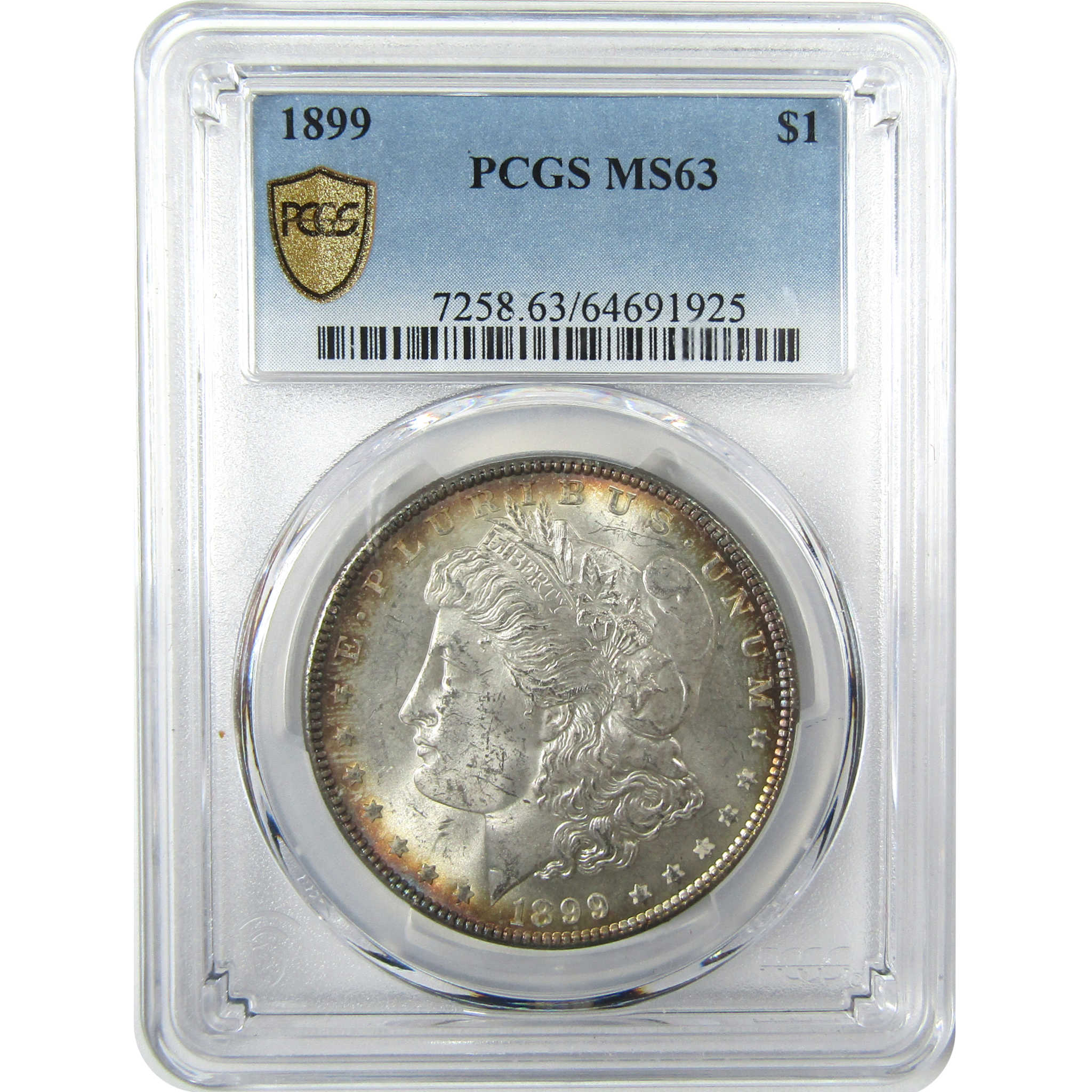 1899 Morgan Silver Dollar MS 63 PCGS Uncirculated $1 Coin SKU:I27447