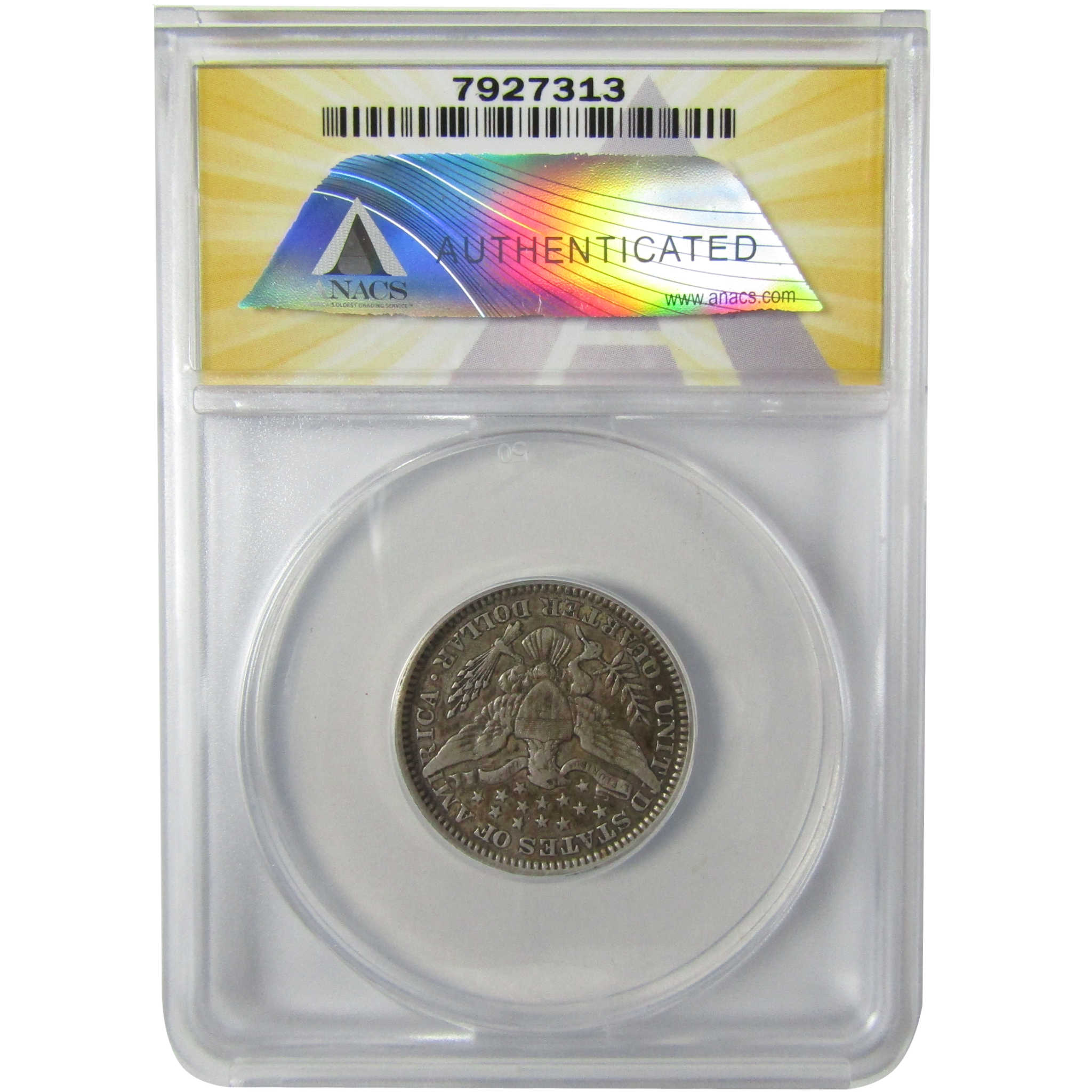 1900 Barber Silver Quarter VF 30 ANACS 25c Coin SKU:I28594