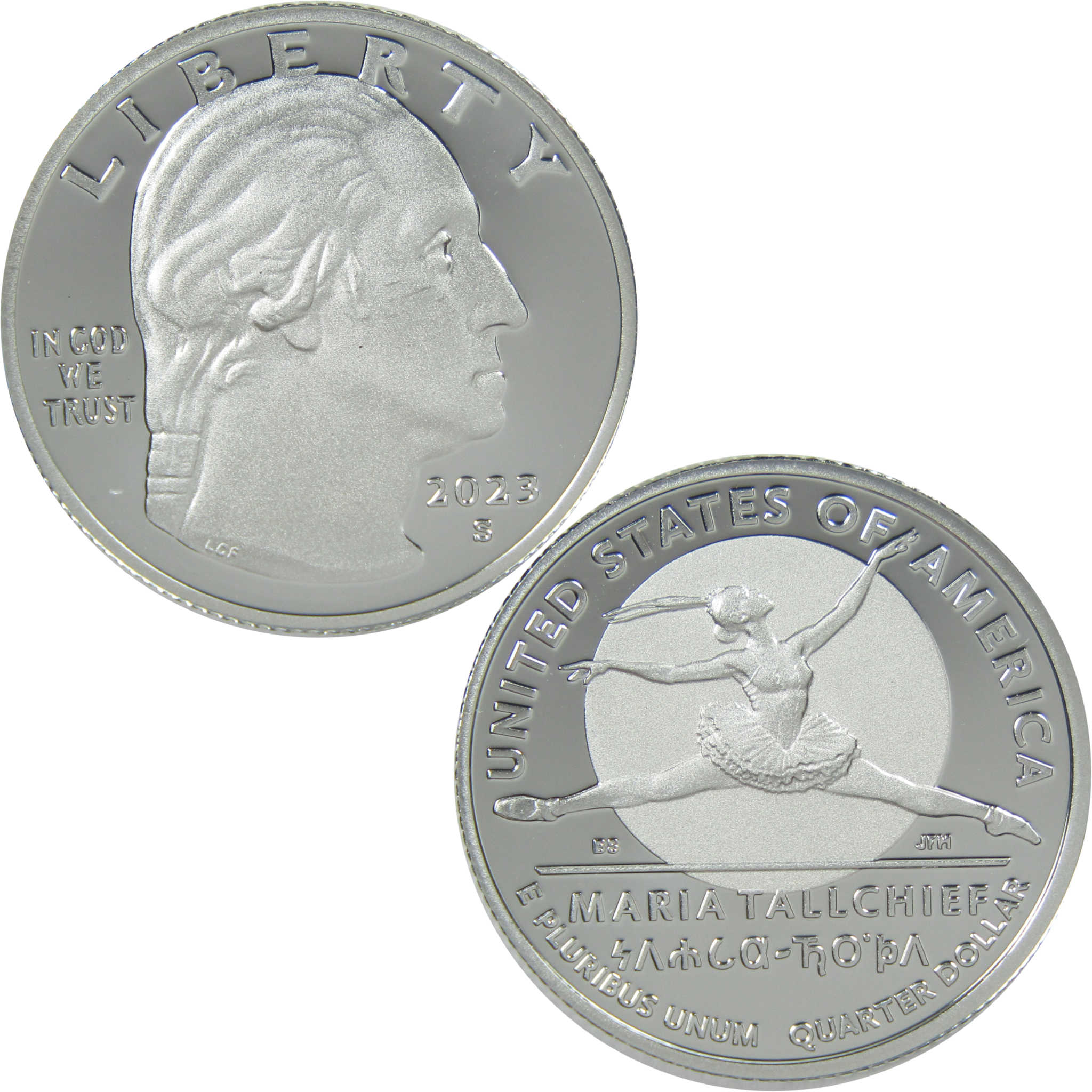 2023 S Maria Tallchief American Women Quarter Choice Proof .999 Silver