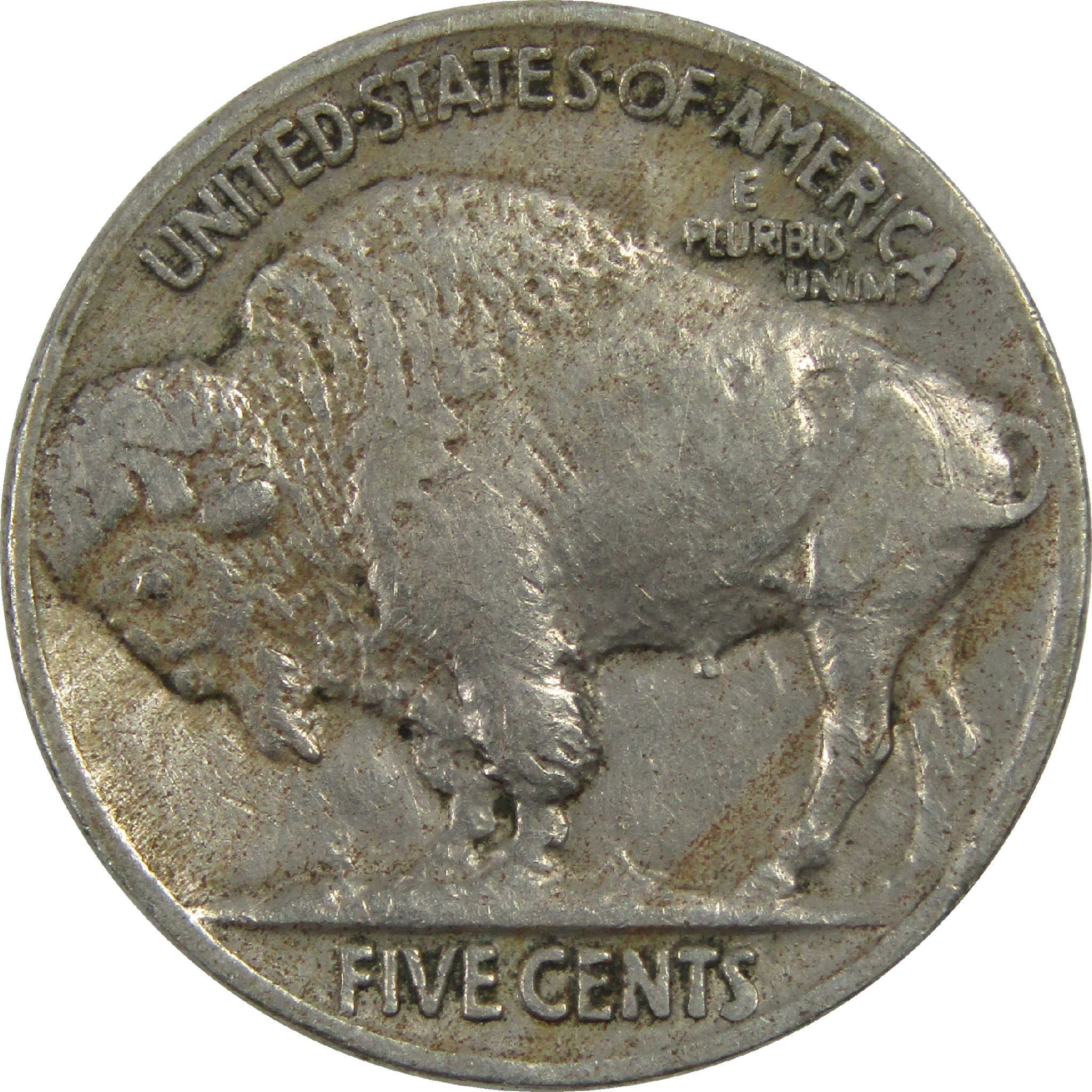 1921 Indian Head Buffalo Nickel VF Very Fine 5c Coin SKU:I13184