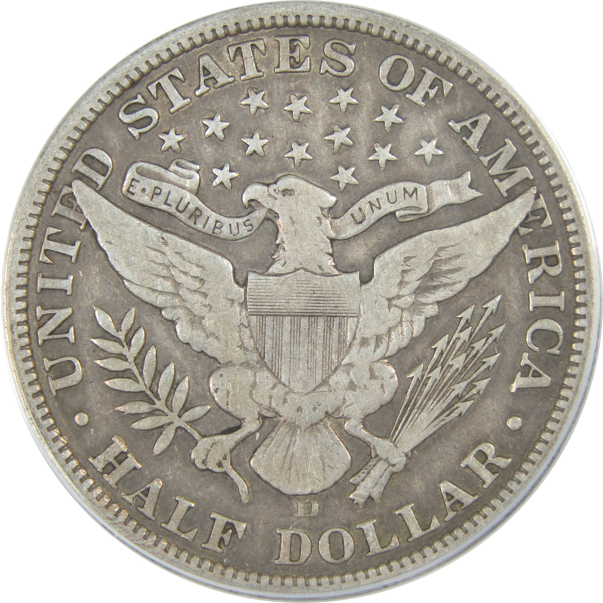 1907 D Barber Half Dollar F 15 Details ANACS Silver 50c SKU:I16171