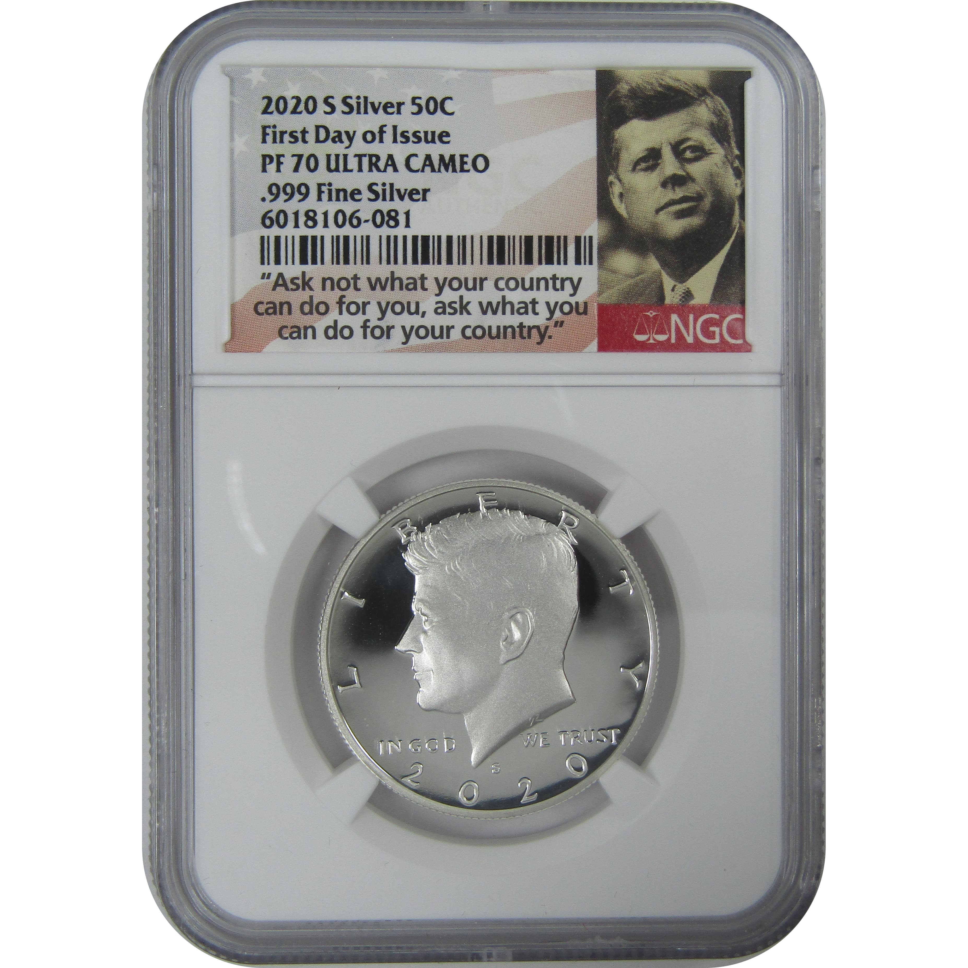 2020 S Kennedy Half Dollar PF 70 UCAM NGC Silver 50c Proof SKU:CPC9073