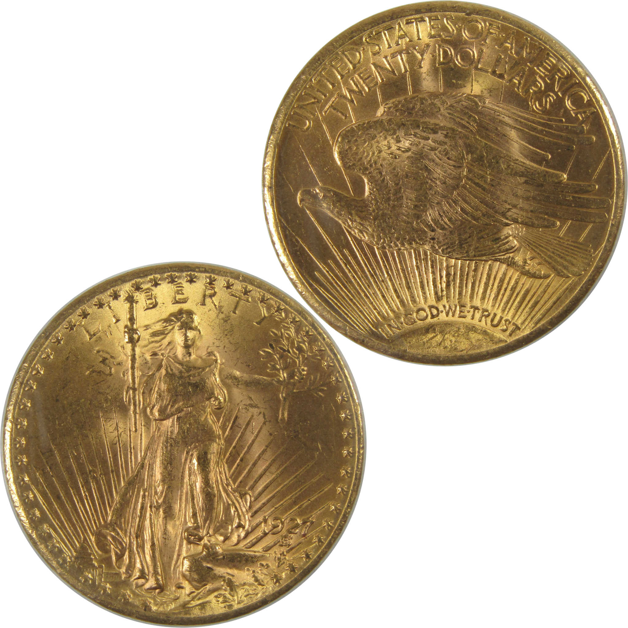 1927 Saint-Gaudens Double Eagle Uncirculated Gold $20 Coin