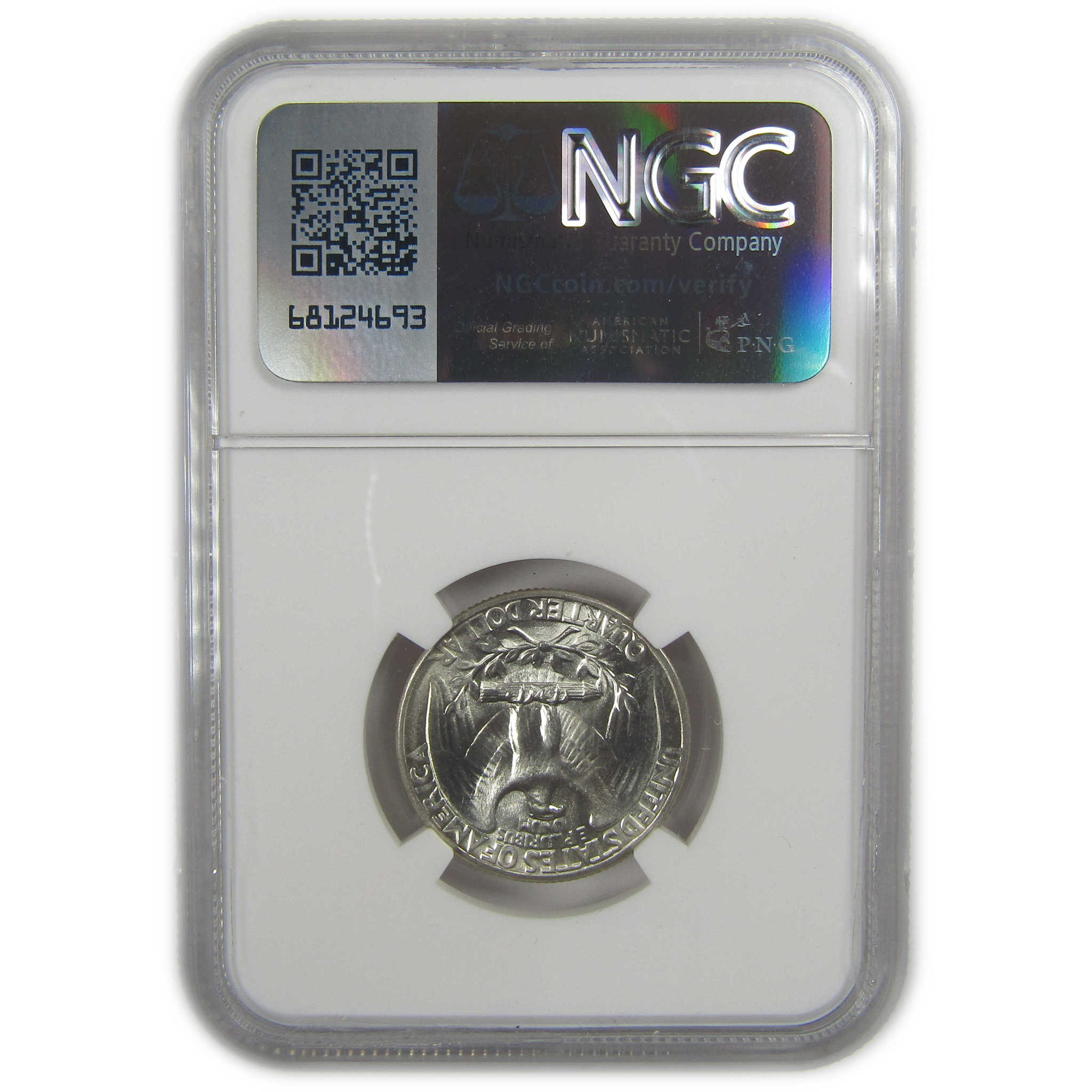1944 Washington Quarter MS 66 NGC Silver Bag Fragment SKU:I20498