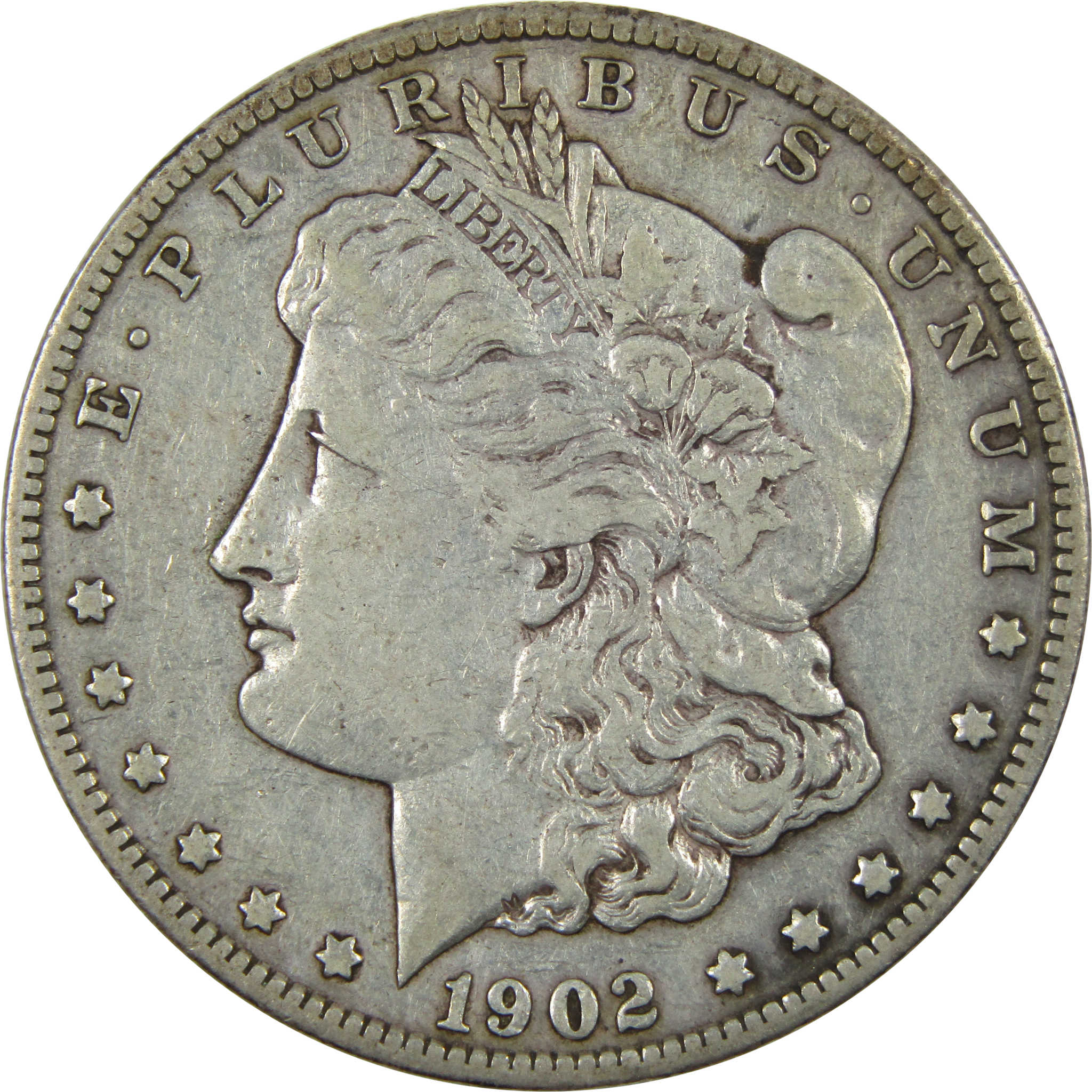 1902 S Morgan Dollar VF Very Fine Silver $1 Coin SKU:I14075 - Morgan coin - Morgan silver dollar - Morgan silver dollar for sale - Profile Coins &amp; Collectibles