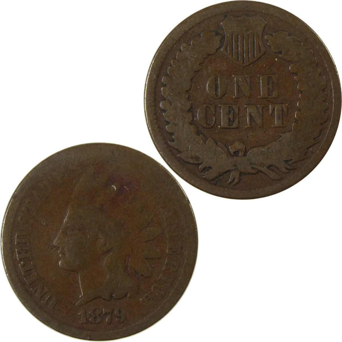 1879 Indian Head Cent G Good Penny 1c Coin Collectible SKU:I28248