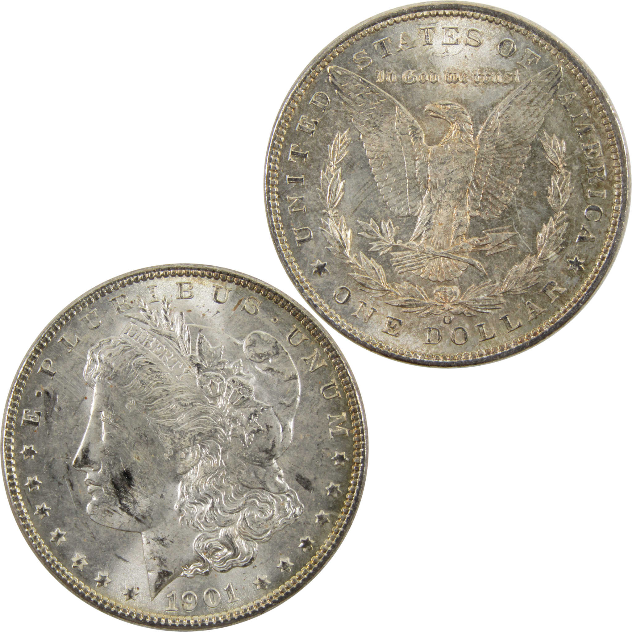 1901 O Morgan Dollar Uncirculated Details 90% Silver $1 SKU:I10461 - Morgan coin - Morgan silver dollar - Morgan silver dollar for sale - Profile Coins &amp; Collectibles