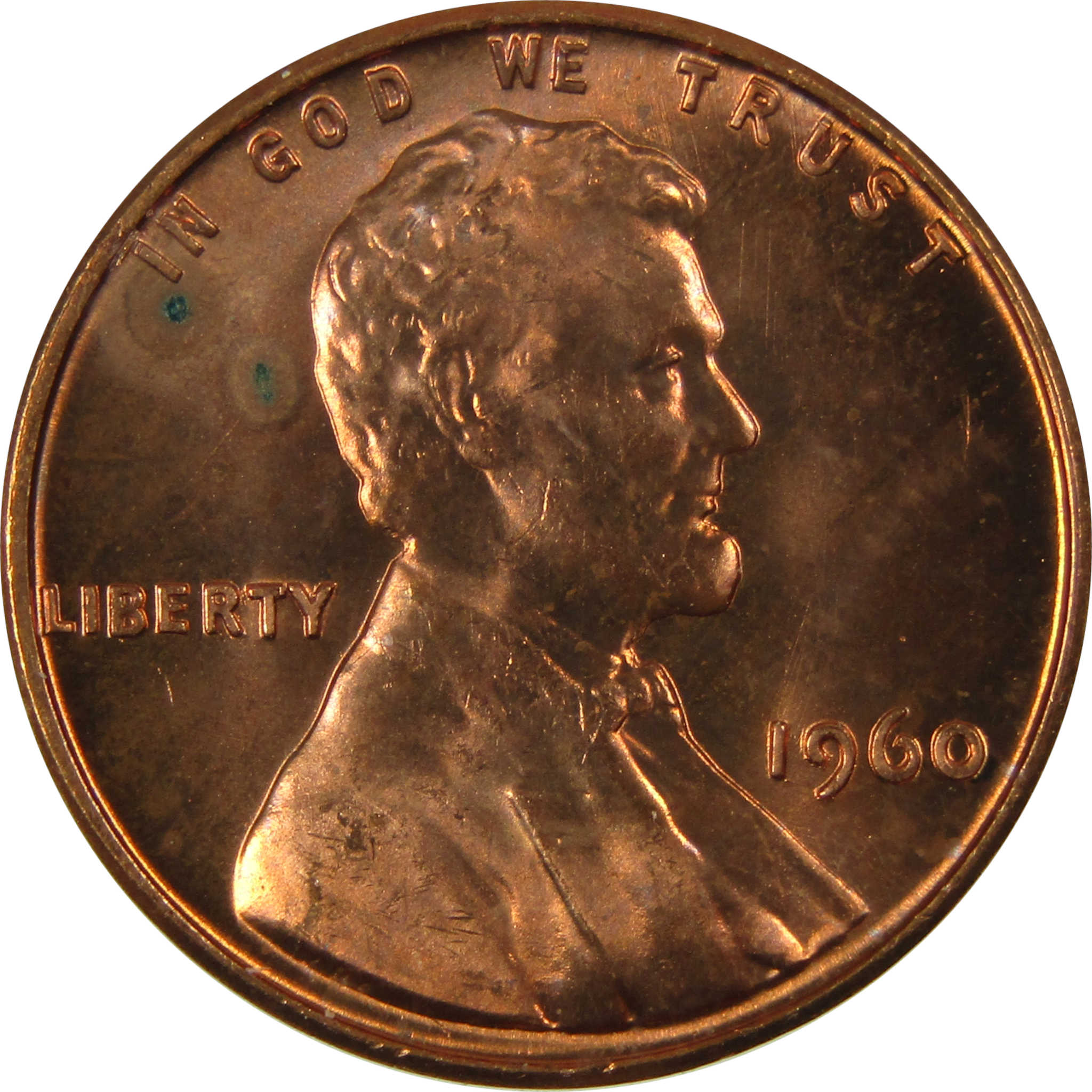 1960 Small Date Lincoln Memorial 1c Uncirculated Mint State SKU:I26594