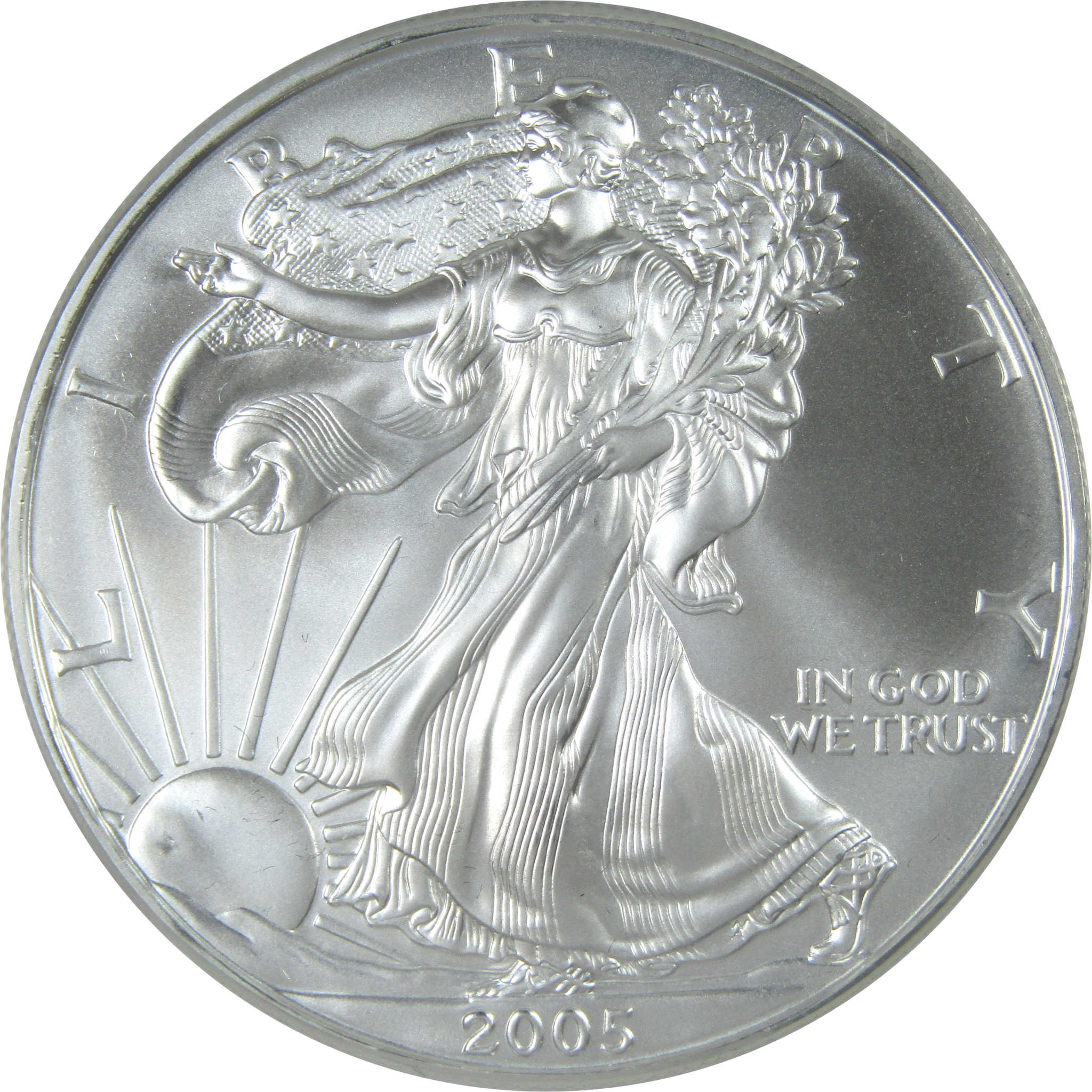 2005 American Silver Eagle MS 70 ANACS $1 Uncirculated SKU:CPC8017