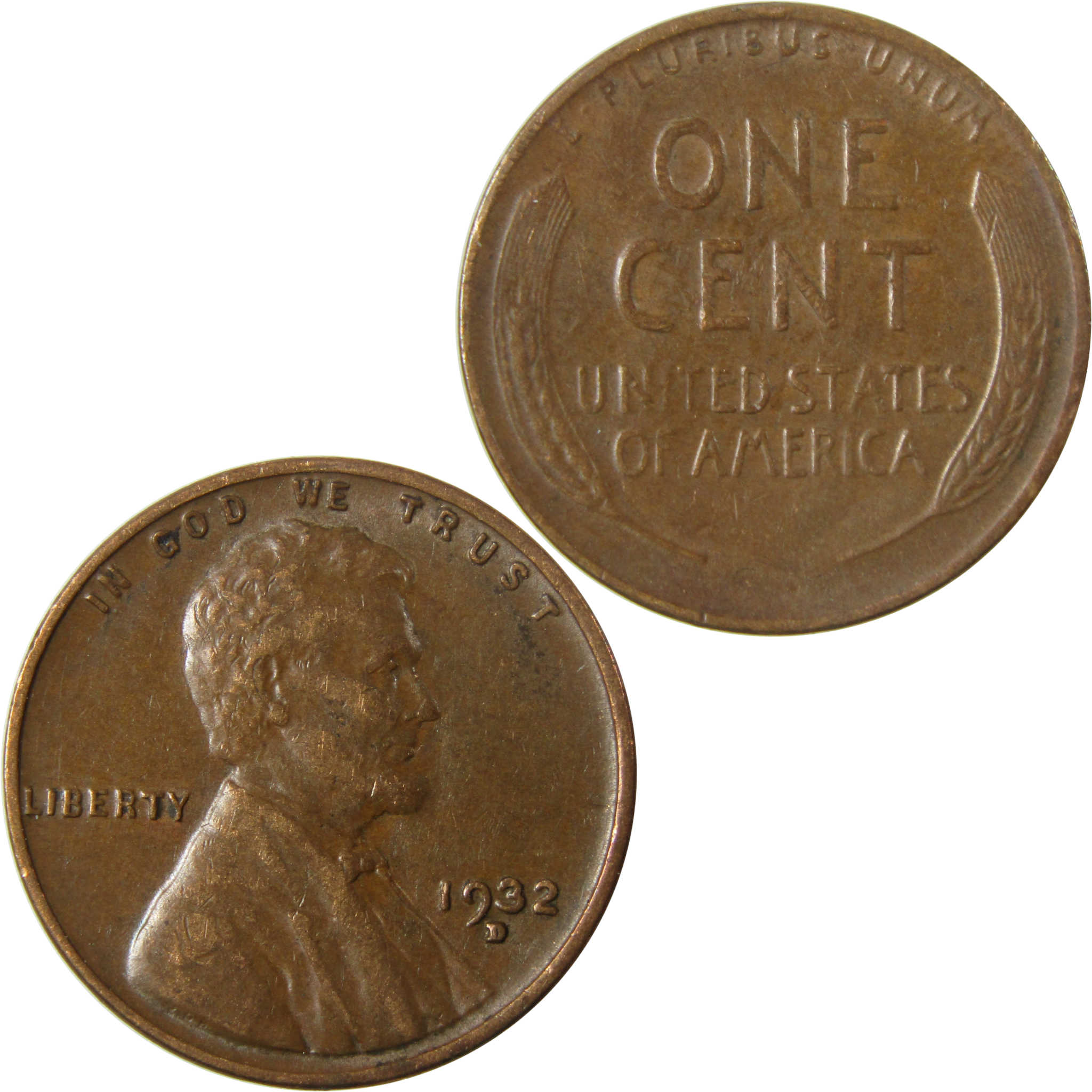 1932 D Lincoln Wheat Cent XF EF Extremely Fine Penny SKU:I26717