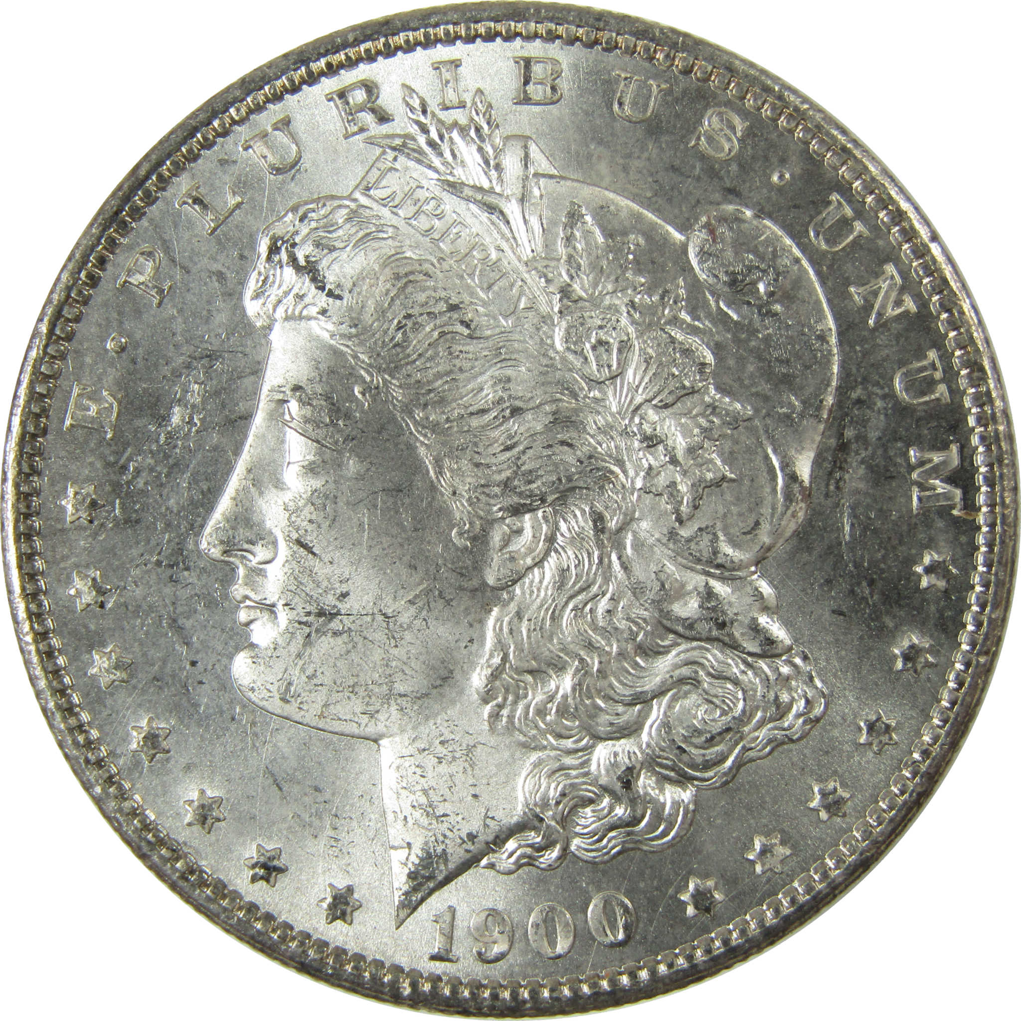 1900 Morgan Silver Dollar Uncirculated Mint State $1 Coin SKU:I27739