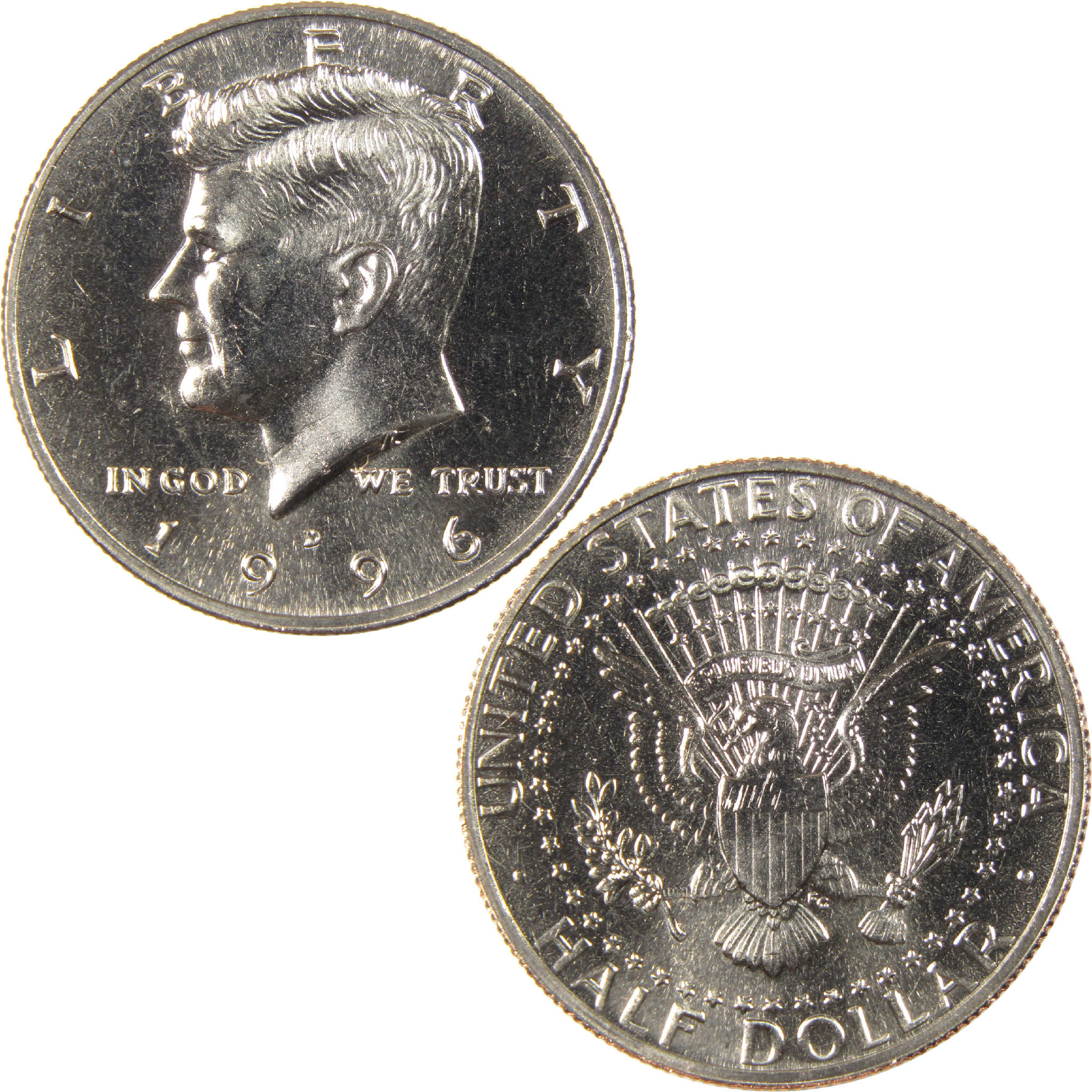 1996 D Kennedy Half Dollar Uncirculated Clad 50c Coin