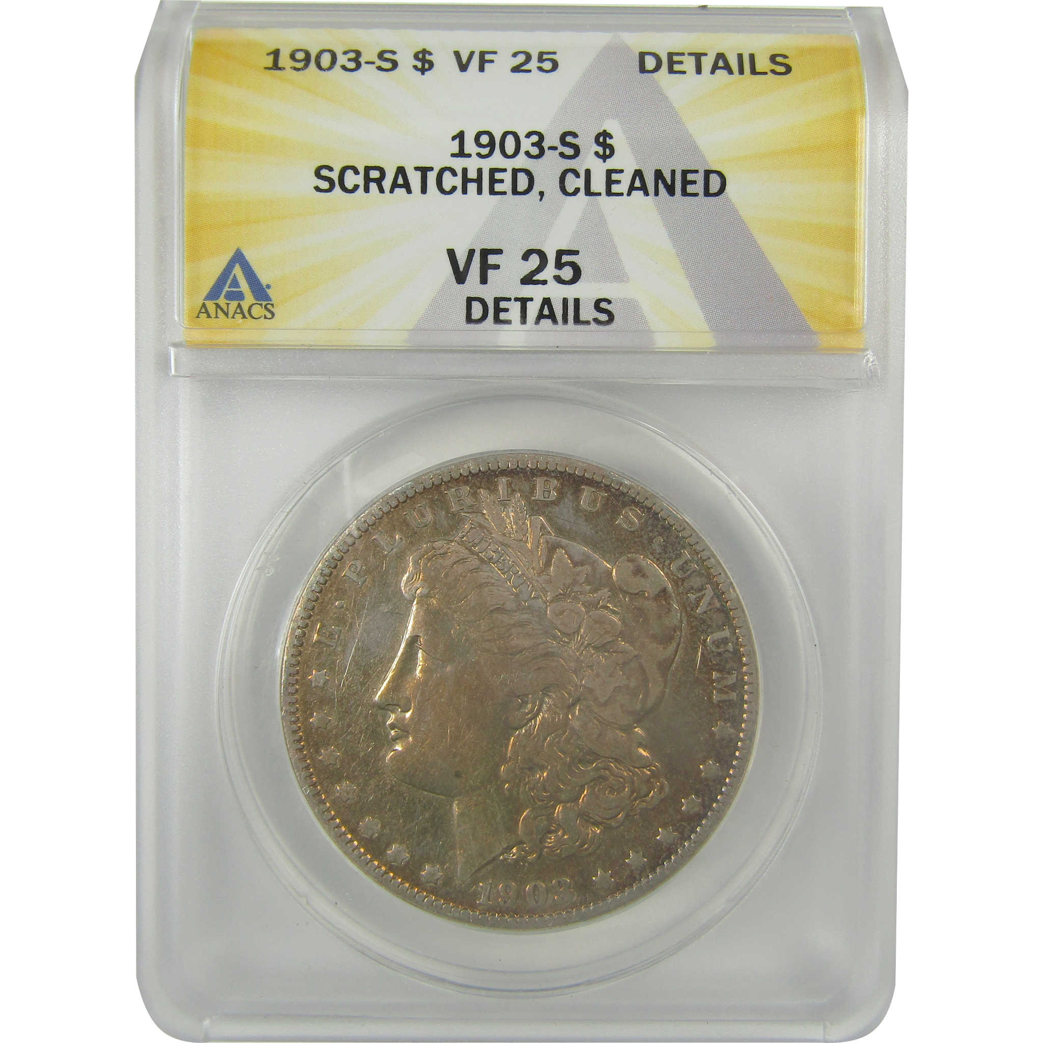 1903 S Morgan Dollar VF 25 Details ANACS Silver $1 Coin SKU:I21737 - Morgan coin - Morgan silver dollar - Morgan silver dollar for sale - Profile Coins &amp; Collectibles