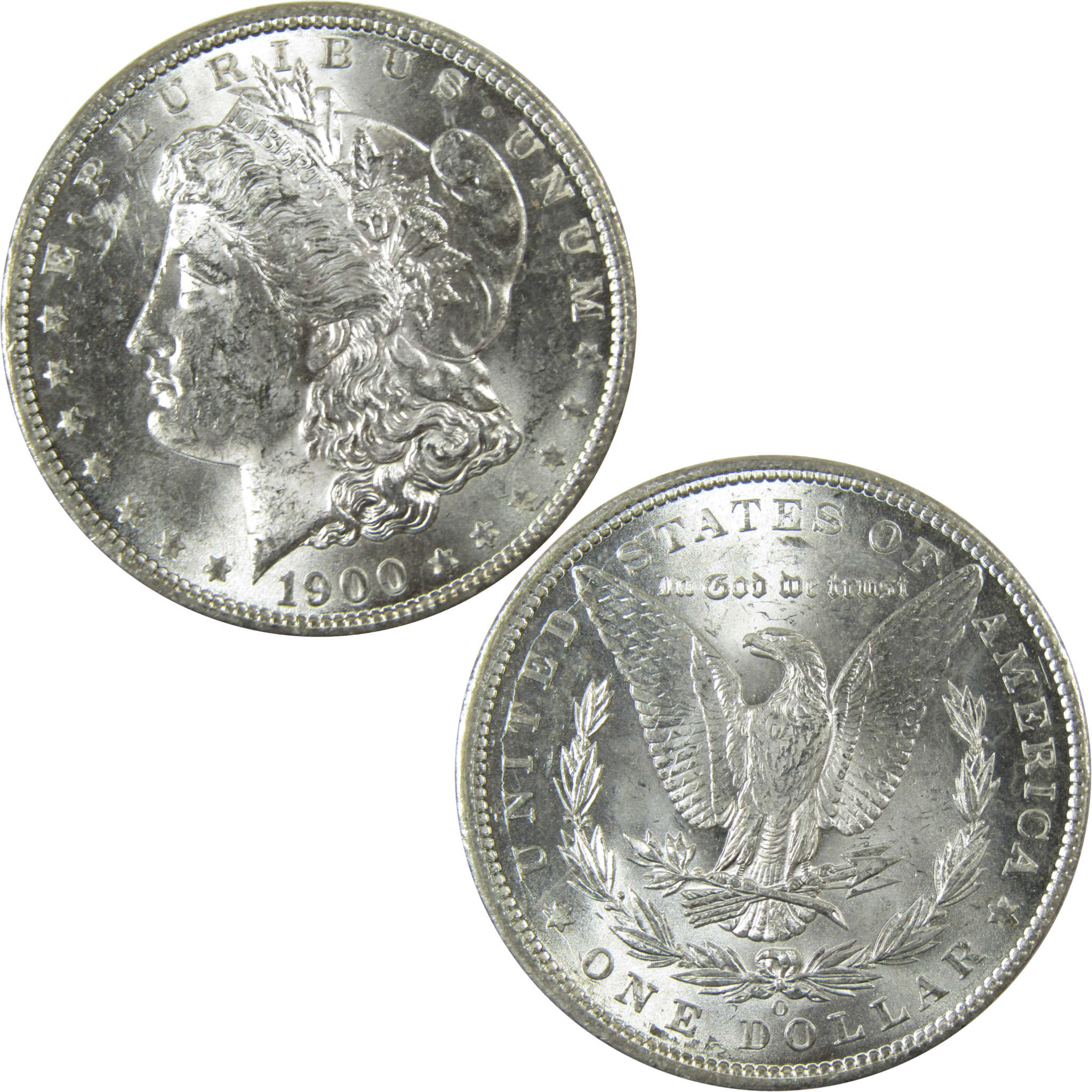 1900 O Morgan Silver Dollar Uncirculated Mint State $1 Coin SKU:I27792