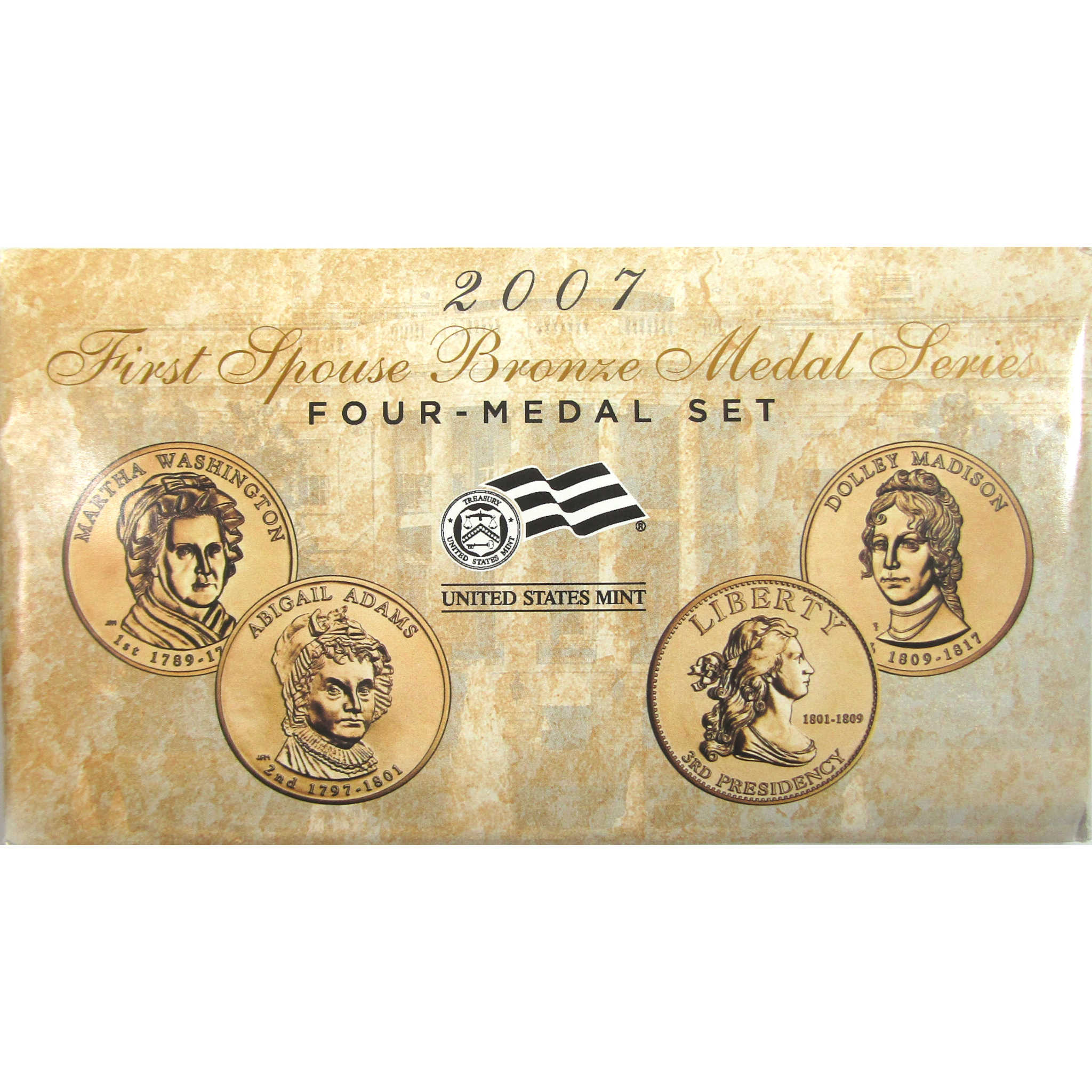 2007 First Spouse Bronze Medal Series 4 Piece Set SKU:CPC8986