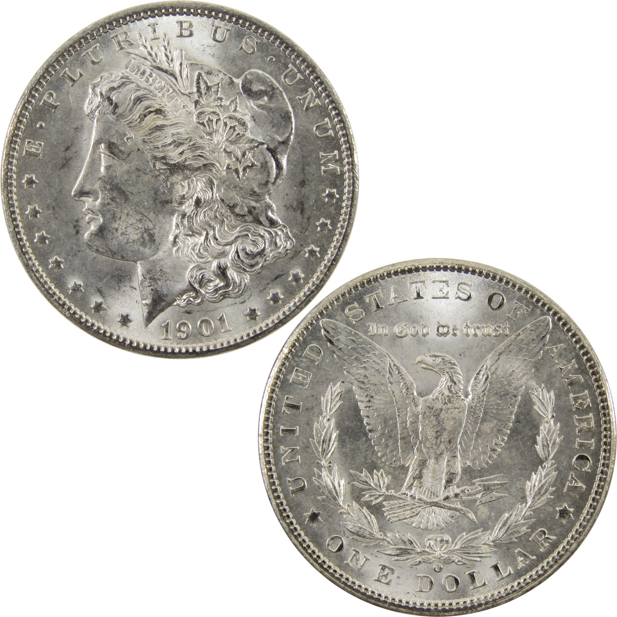 1901 O Morgan Dollar Uncirculated Details 90% Silver $1 SKU:I10469 - Morgan coin - Morgan silver dollar - Morgan silver dollar for sale - Profile Coins &amp; Collectibles