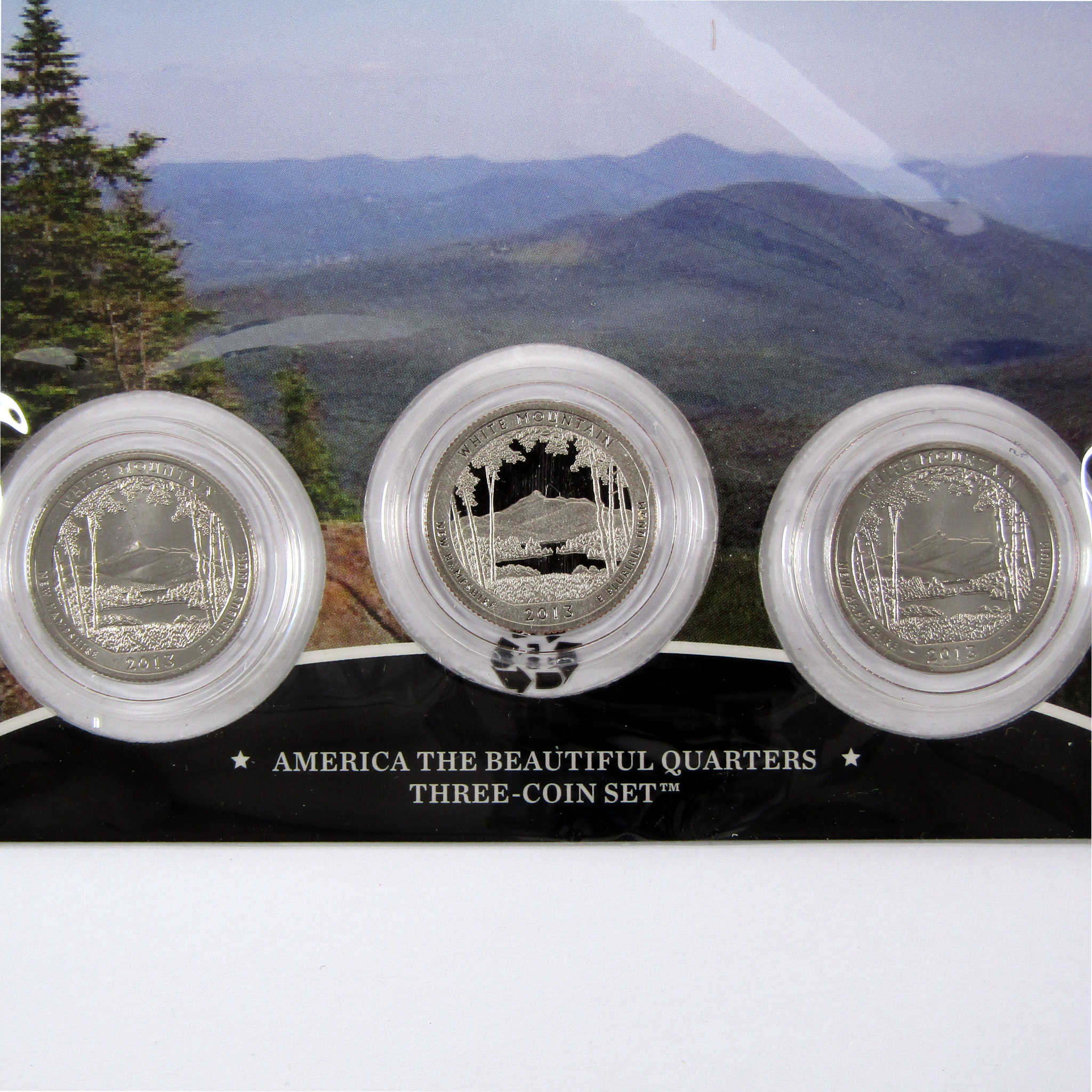 2013 PDS White Mountain National Park Quarter Set COA SKU:CPC3649