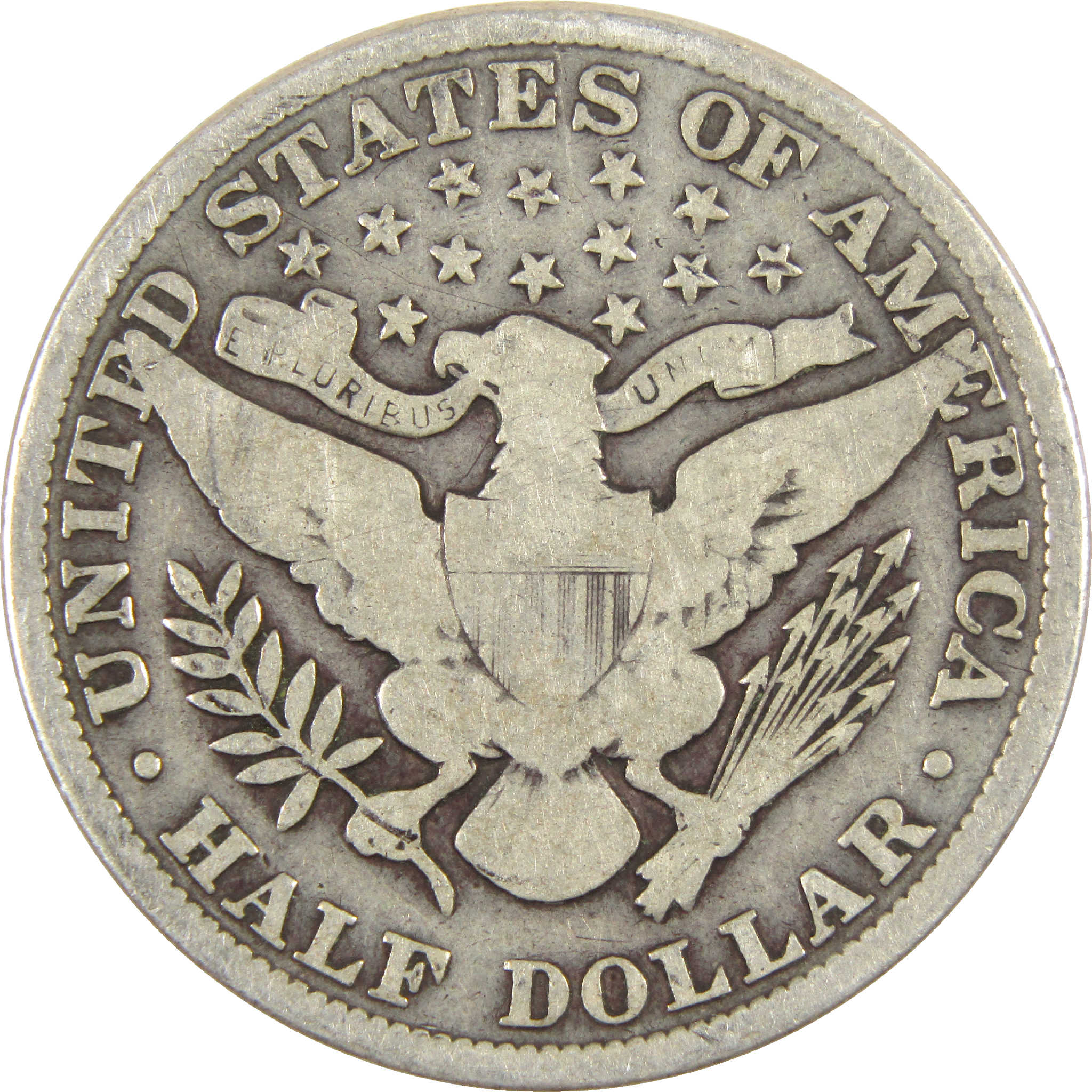 1906 Barber Half Dollar G Good Silver 50c Coin
