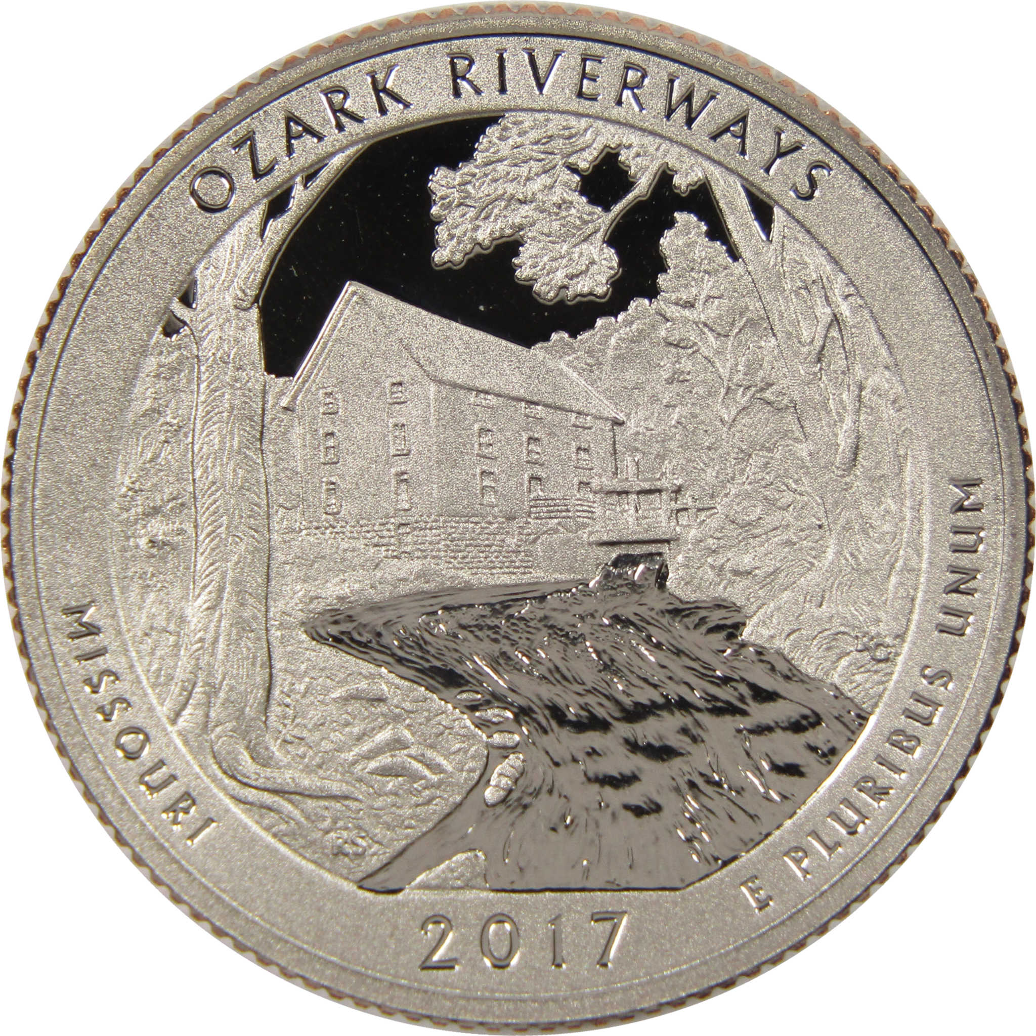 2017 S Ozark NSR National Park Quarter Choice Proof Clad ATB 25c Coin