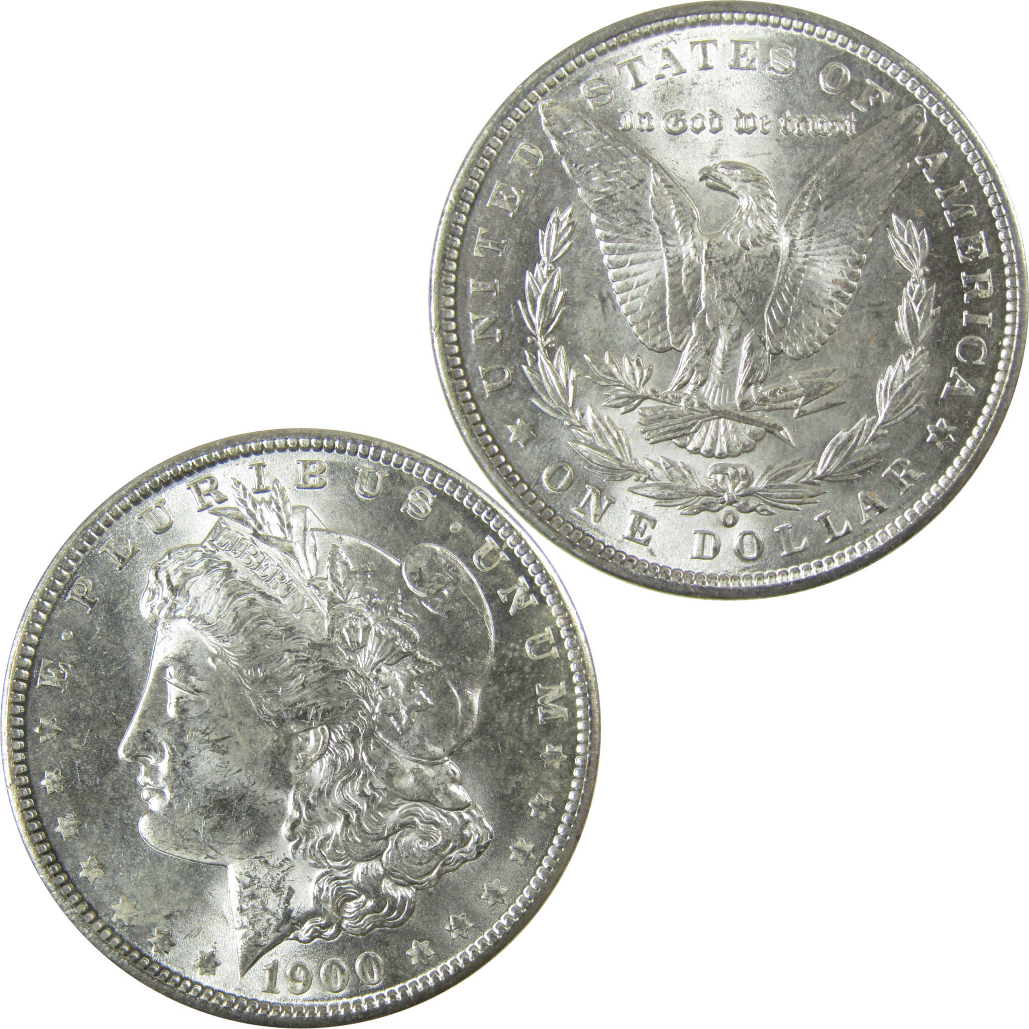 1900 O Morgan Silver Dollar Uncirculated Mint State $1 Coin SKU:I27807