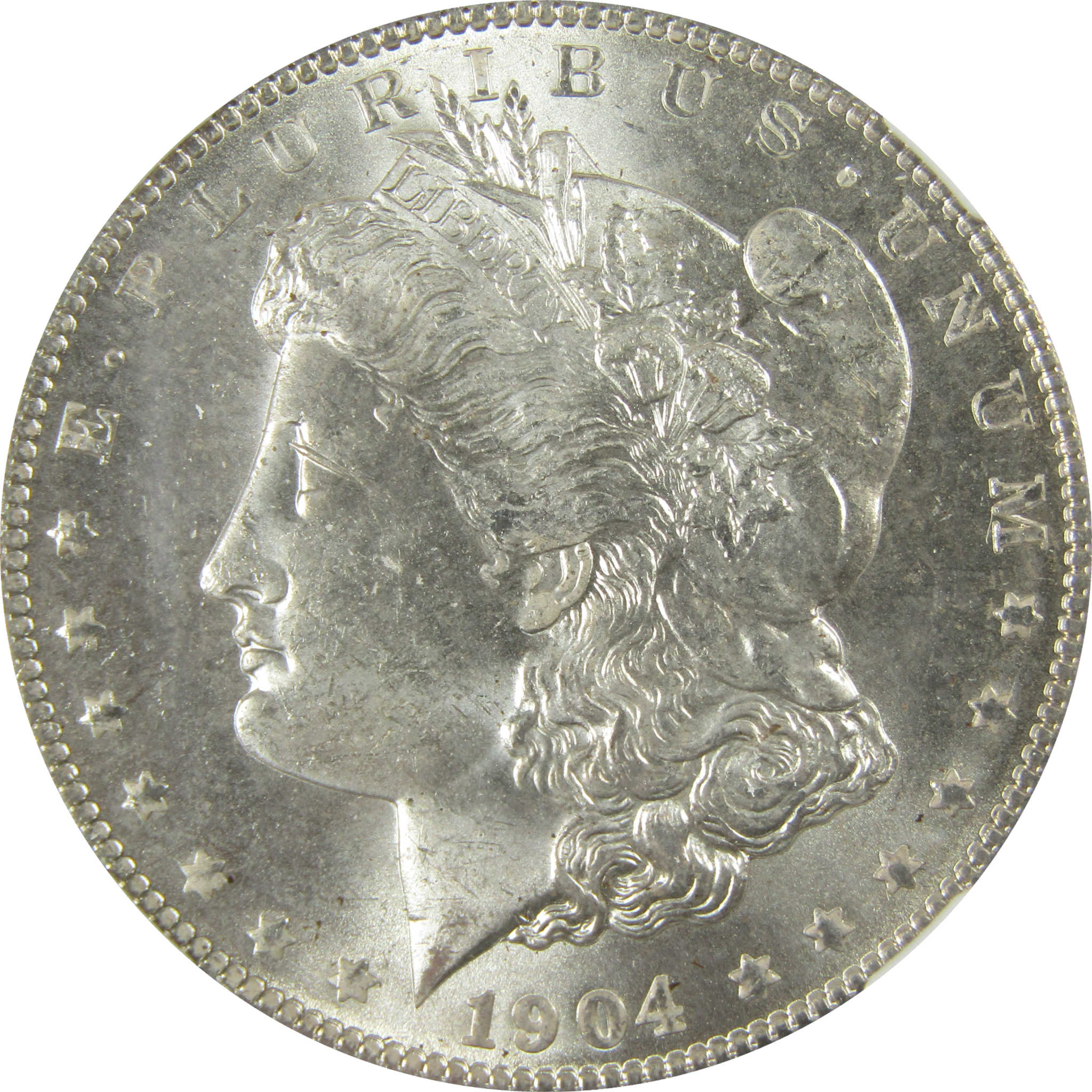 1904 O Morgan Silver Dollar MS 63 NGC Uncirculated $1 Coin SKU:I27887