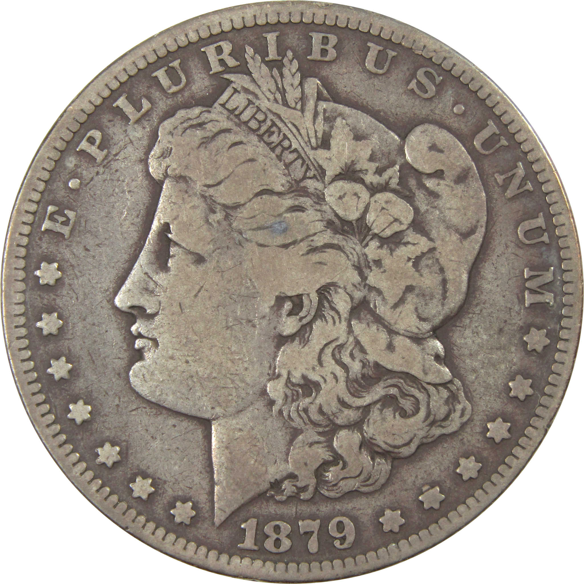 1879 S Rev 78 Morgan Dollar F Fine Silver $1 Coin SKU:I13859 - Morgan coin - Morgan silver dollar - Morgan silver dollar for sale - Profile Coins &amp; Collectibles