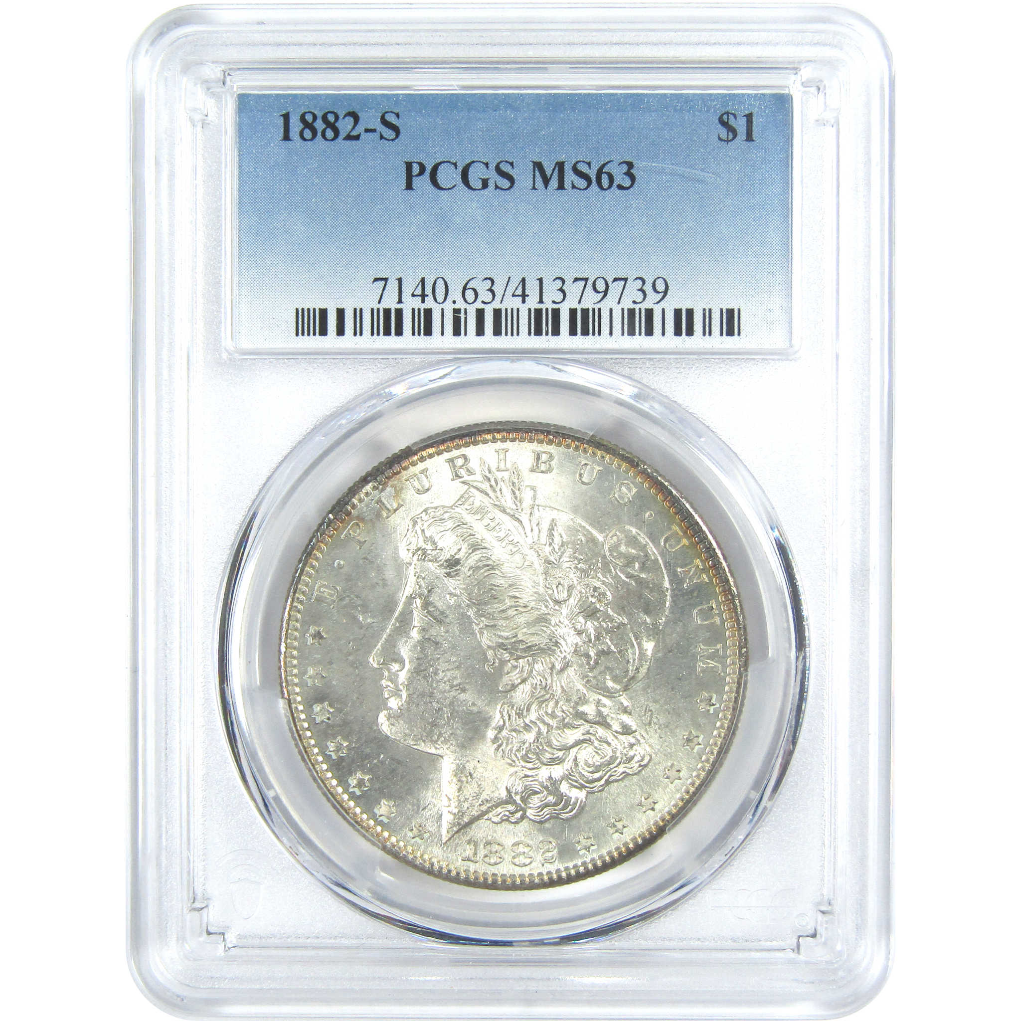 1882 S Morgan Dollar MS 63 PCGS Silver $1 Coin Toned SKU:I15733